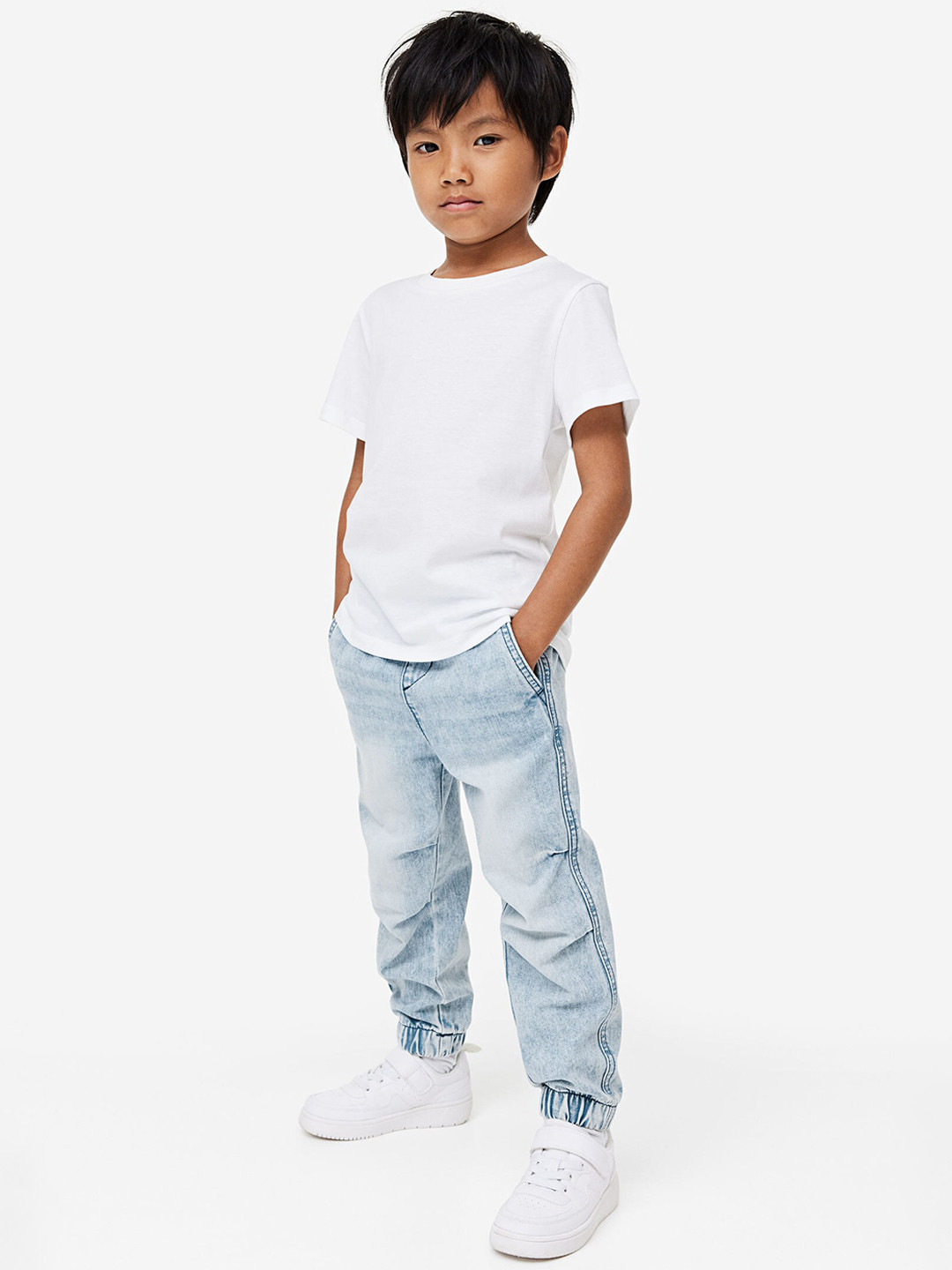 

H&M Boys Twill Joggers, Blue