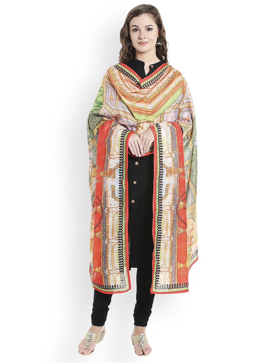 

Dupatta Bazaar Multicoloured Printed Dupatta, Multi