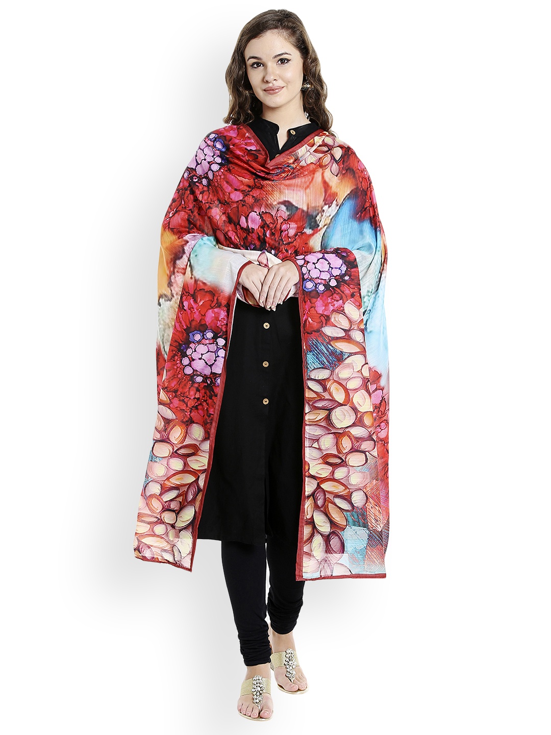 

Dupatta Bazaar Multicoloured Printed Dupatta, Multi
