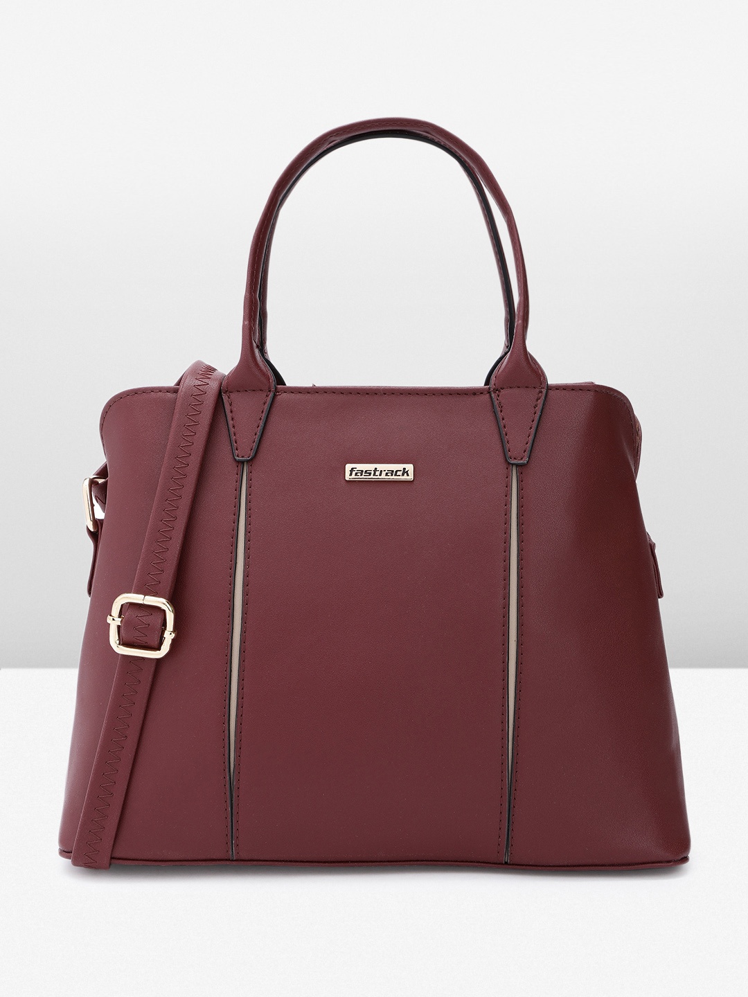 

Fastrack Structured Handheld Bag, Maroon