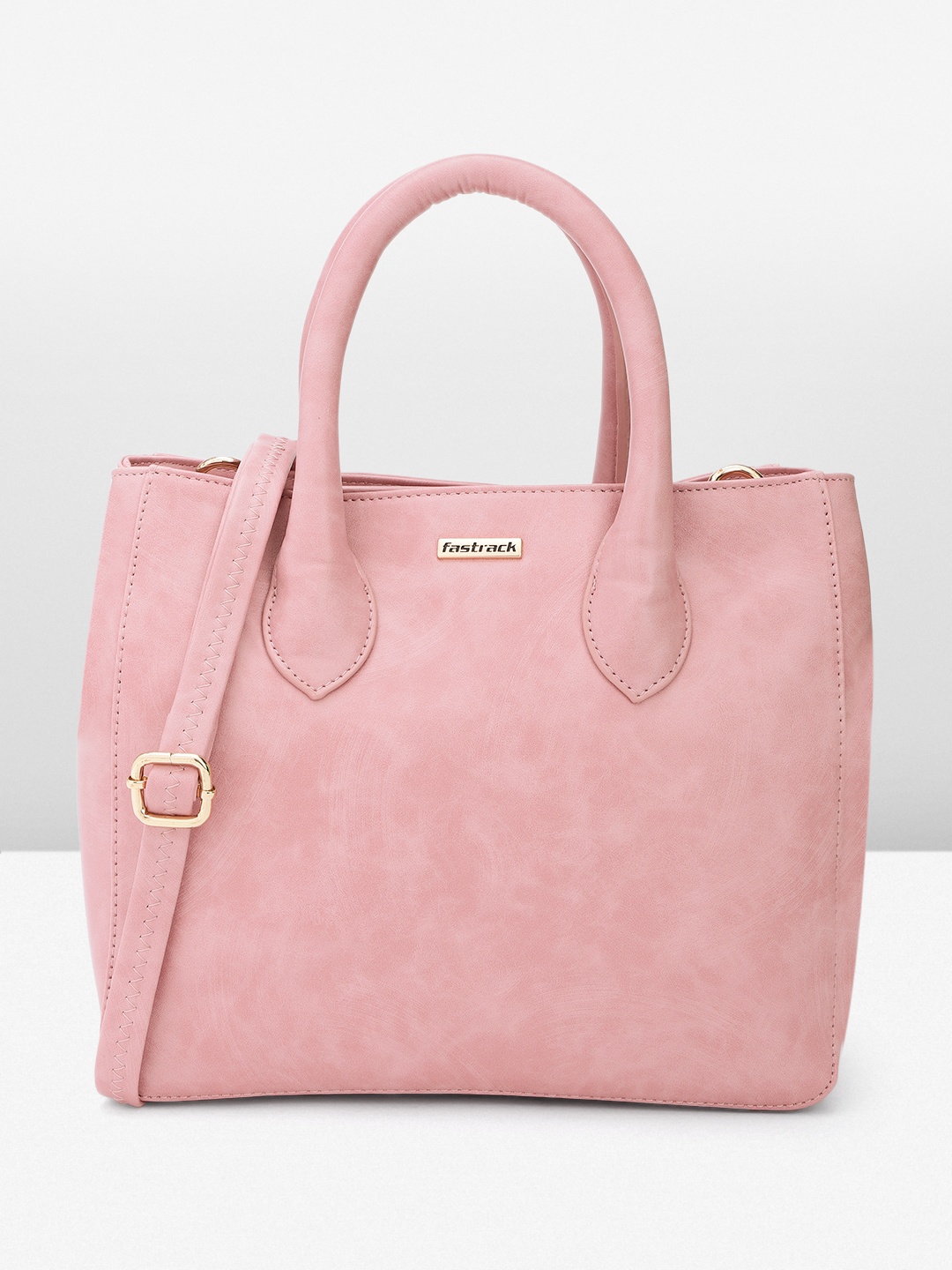 

Fastrack Structured Handheld Bag, Pink
