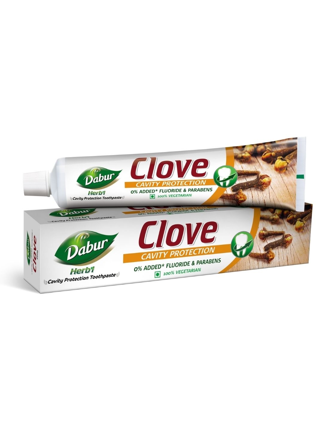 

Dabur Herbl Clove Cavity Protection Toothpaste - 200g, Orange