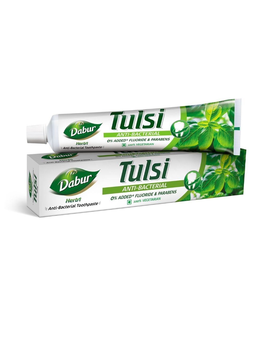 

Dabur Herbl Tulsi Anti-Bacterial Toothpaste - 200g, Green