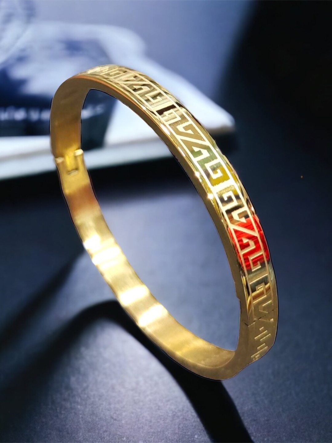 

MYKI Gold-Plated Kada Bracelet