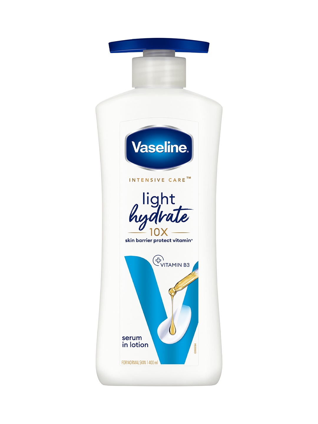

Vaseline Superlight & Non-Sticky Light Hydrate Serum In Lotion With Vitamin B3 - 400ml, White