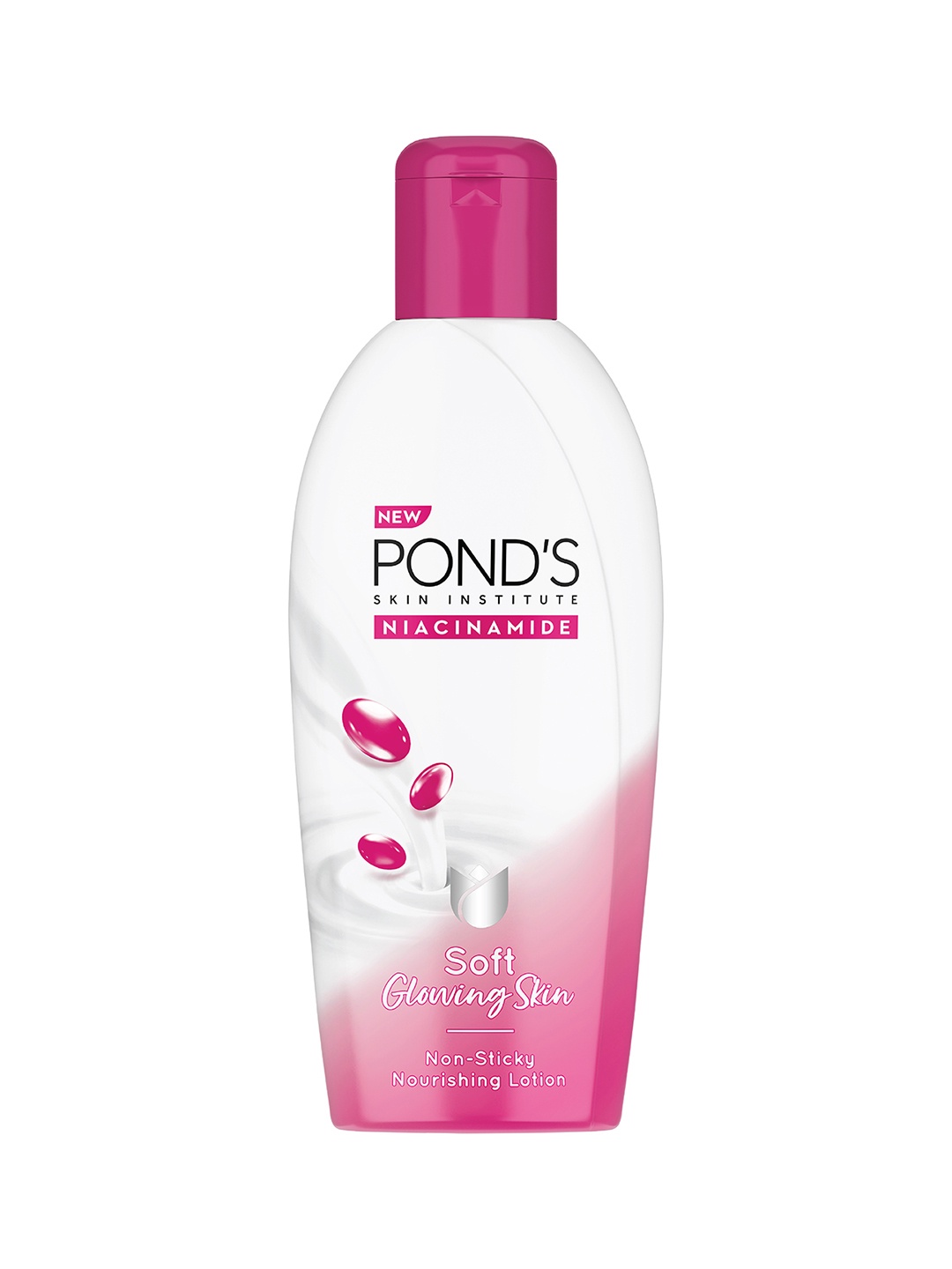 

Ponds Non-sticky Nourishing Body Lotion With Niacinamide For Soft Glowing Skin - 90ml, Pink