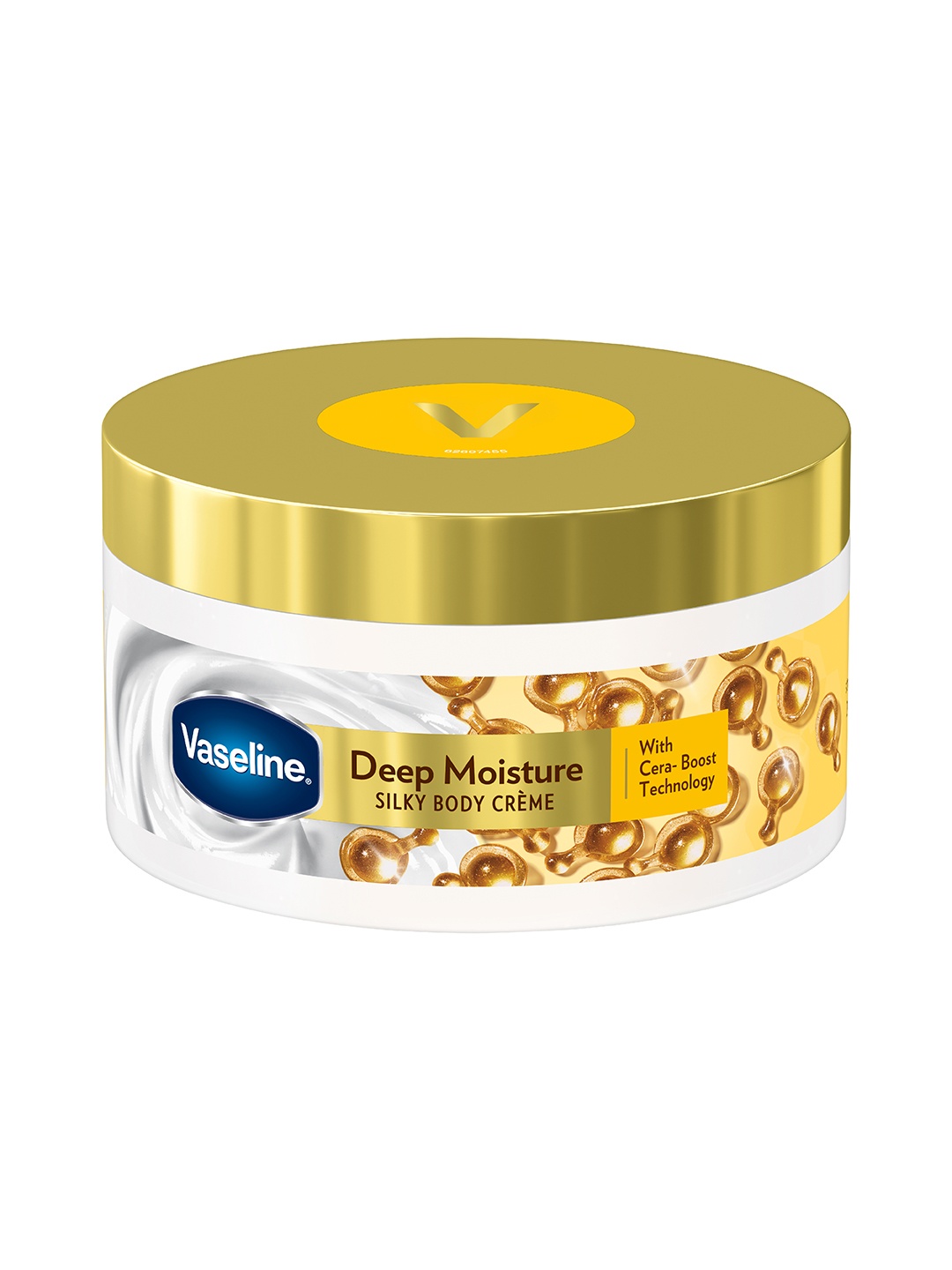 

Vaseline Deep Moisture Silky Body Creme With Cera Boost Technology - 180g, Gold