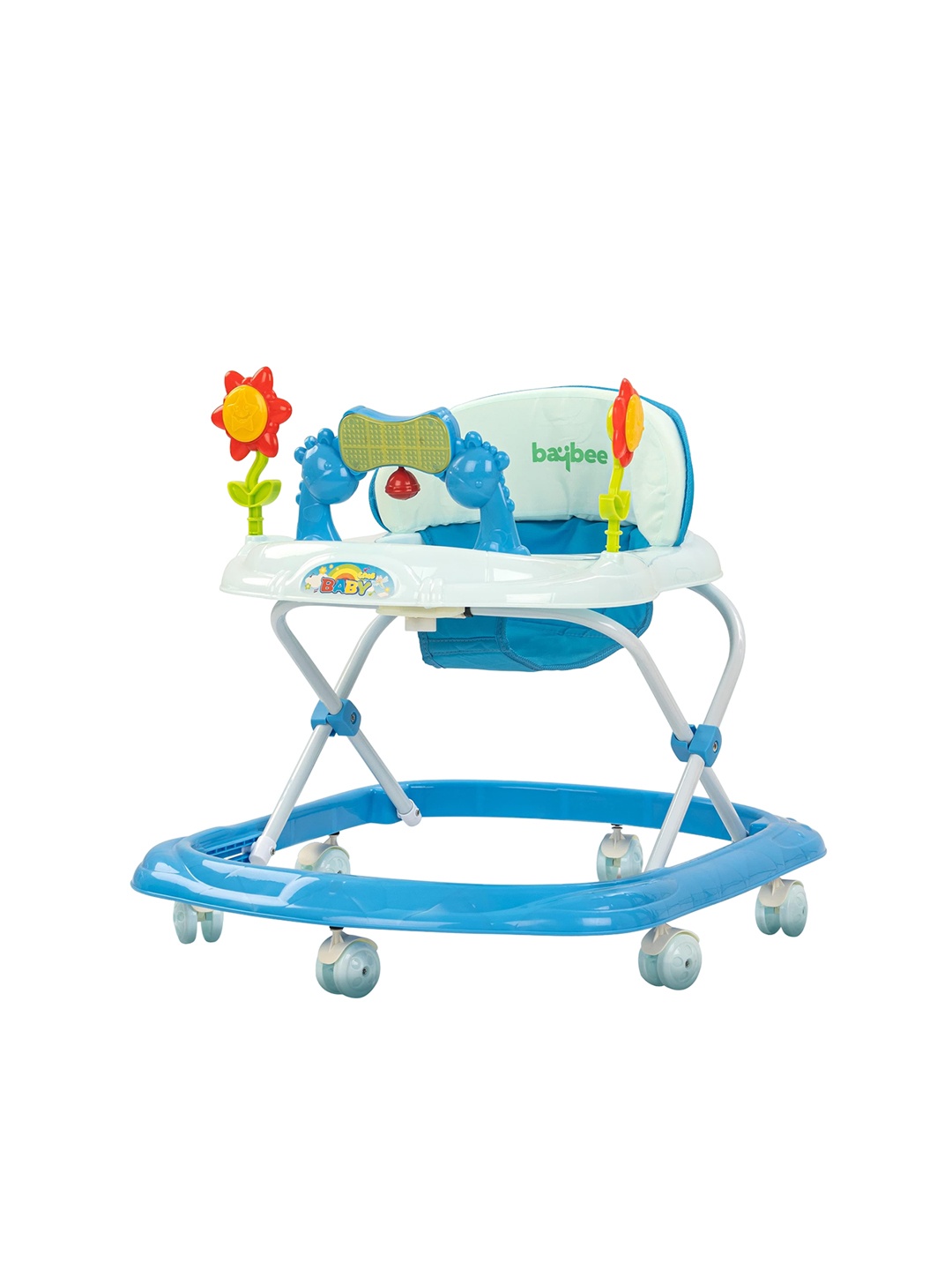 

BAYBEE Infant Kids Round Walker, Blue