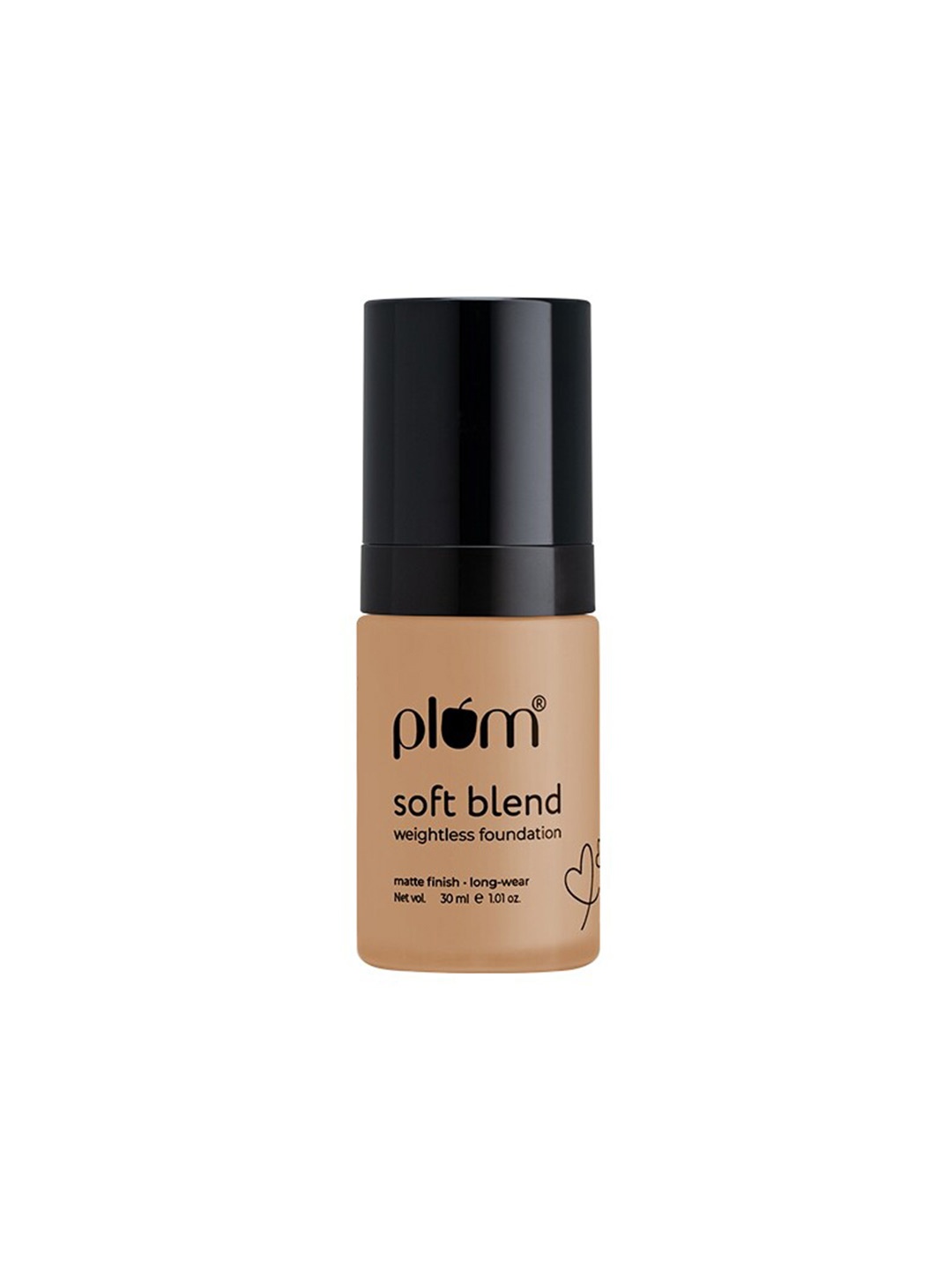 

Plum Soft Blend Matte Long-Wear Weightless Foundation 30ml - Olive Gleam 127Y, Beige