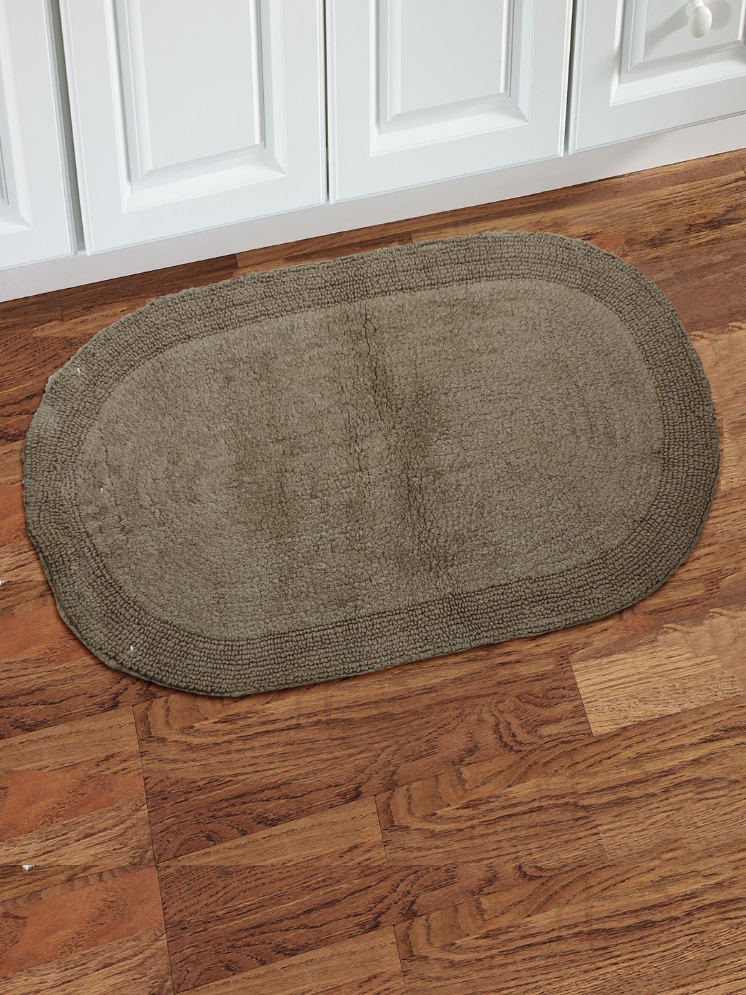 

MASPAR Beige Colorart Grassy Ground Oval-Shaped Bath Rug
