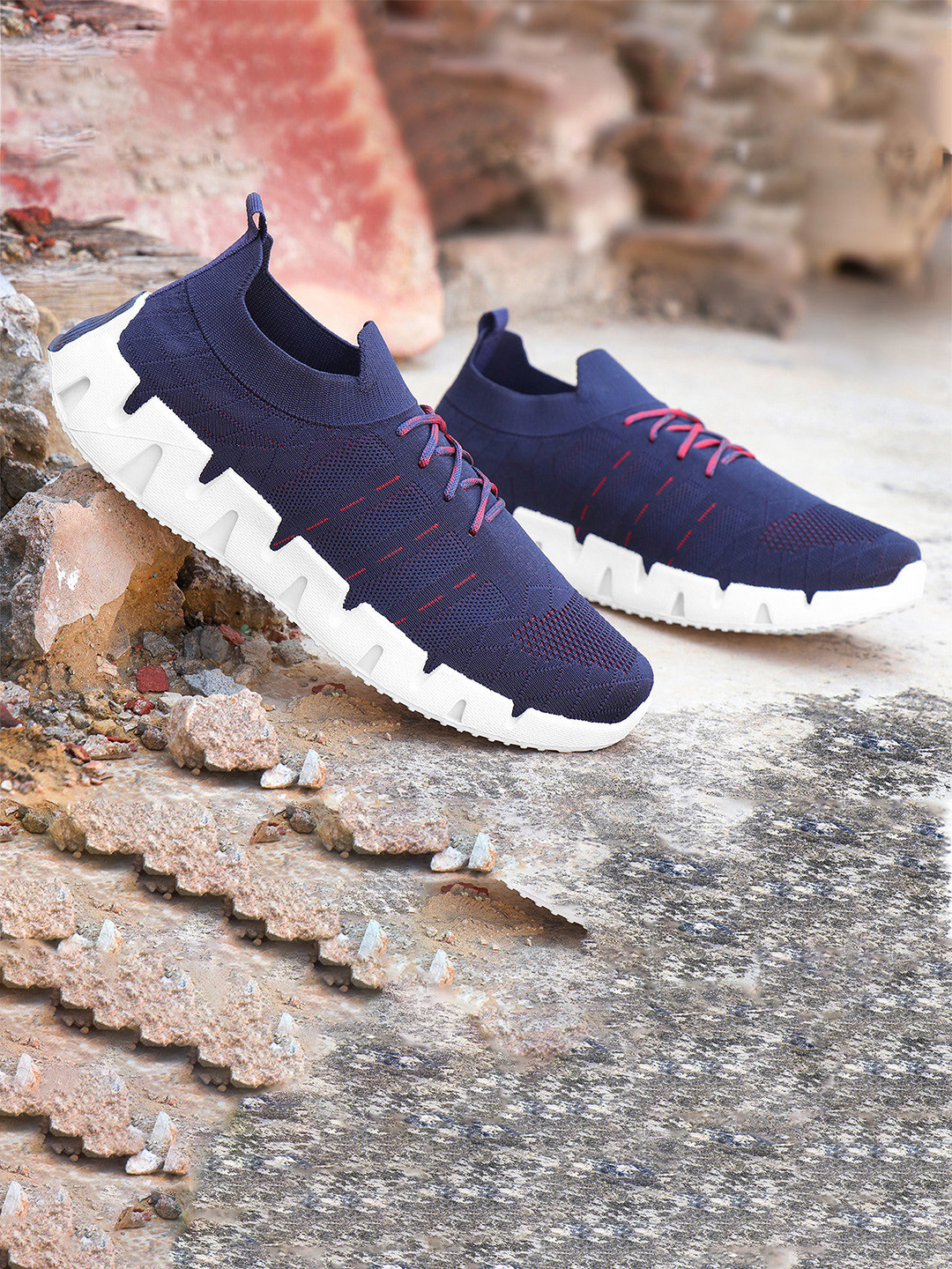 

BIRDE Men Comfortable Walking Shoes, Navy blue