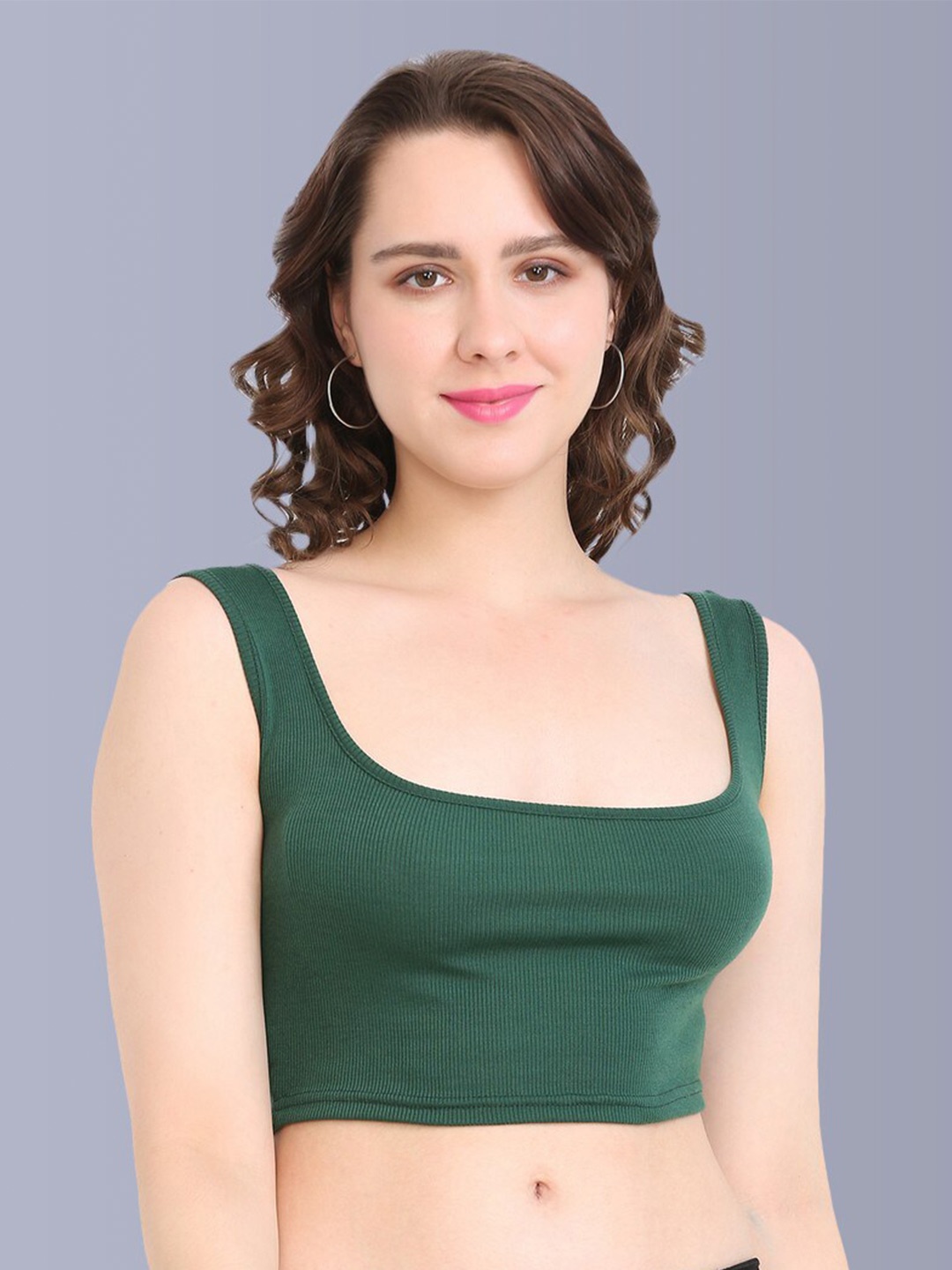 

Fasha Green Crop Top