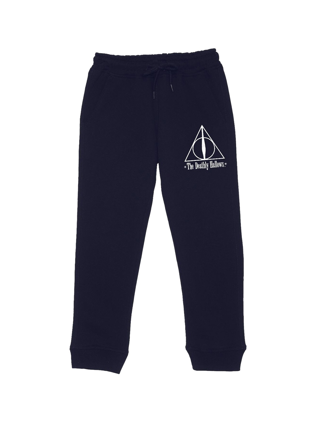 

Wear Your Mind Kids Harry Potter Printed Mid Rise Joggers, Navy blue
