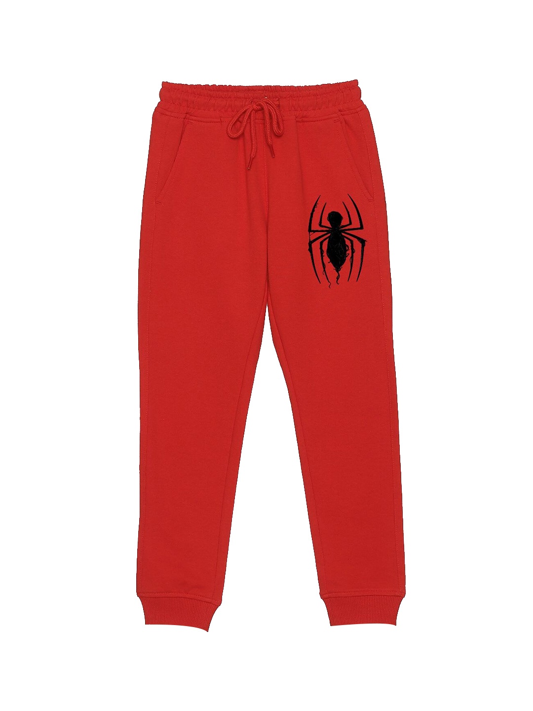 

Wear Your Mind Kids Spider Man Printed Joggers, Red
