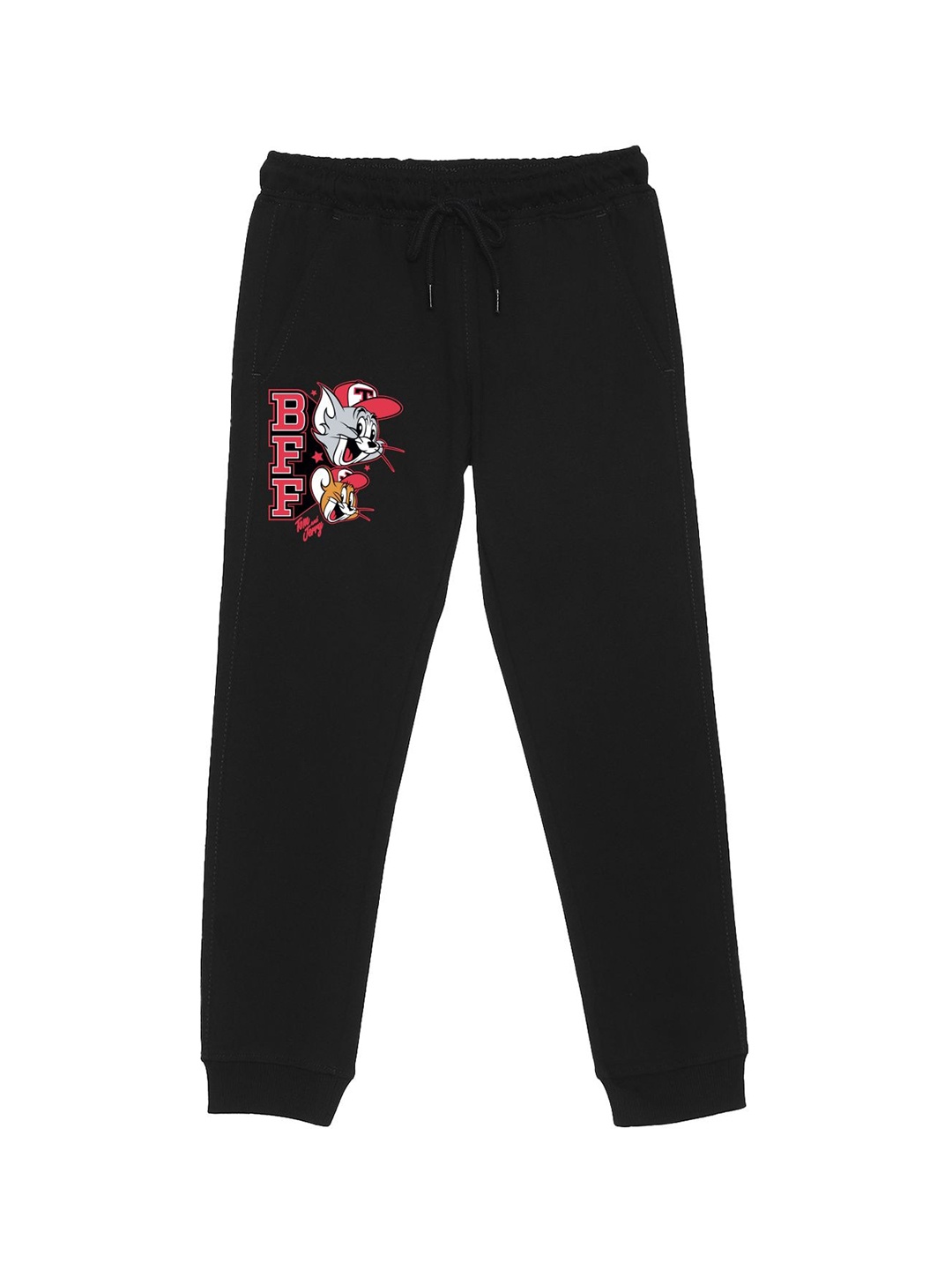 

Wear Your Mind Kids Tom & Jerry Printed Joggers, Black