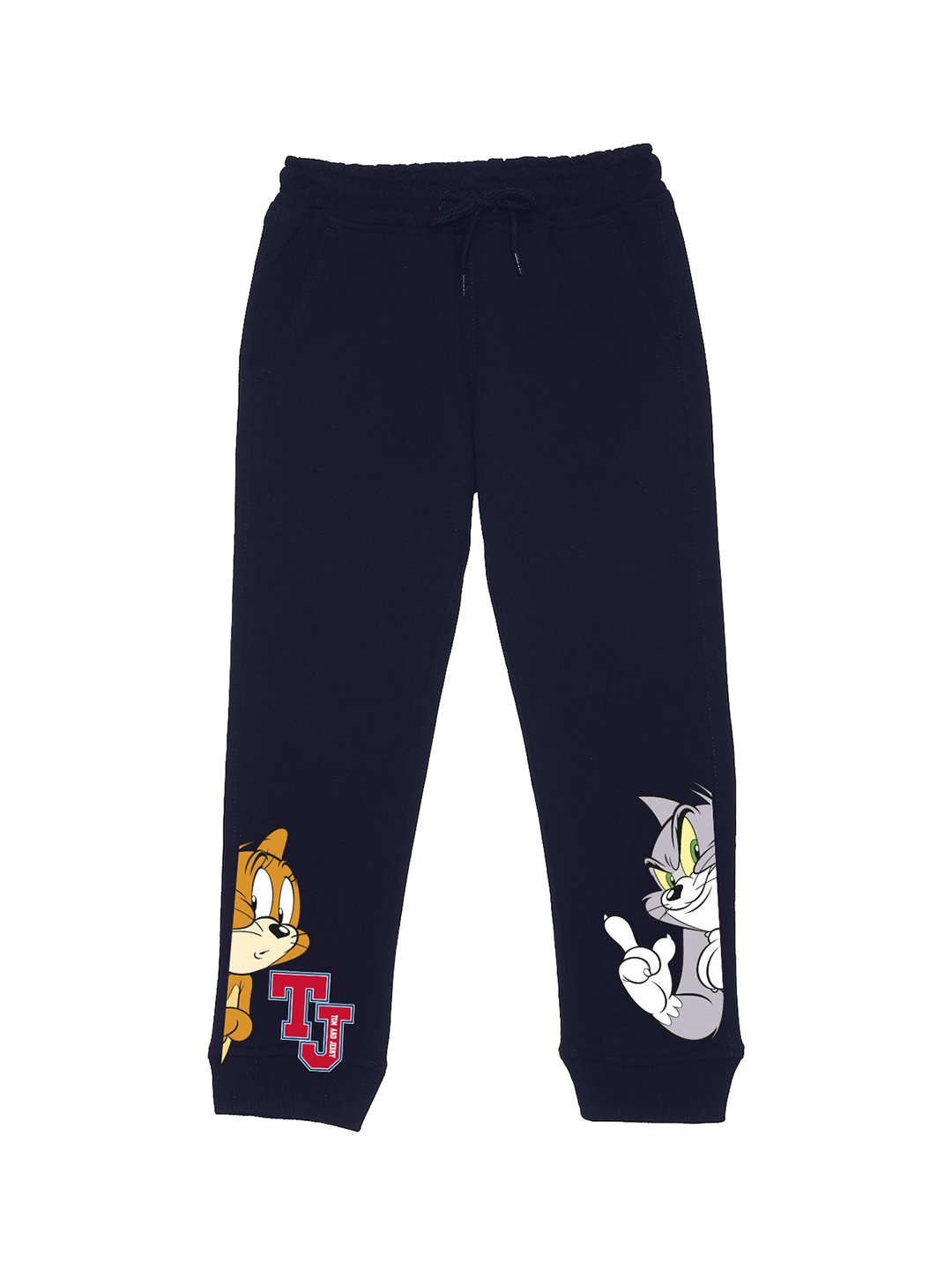 

Wear Your Mind Kids Tom & Jerry Printed Joggers, Navy blue