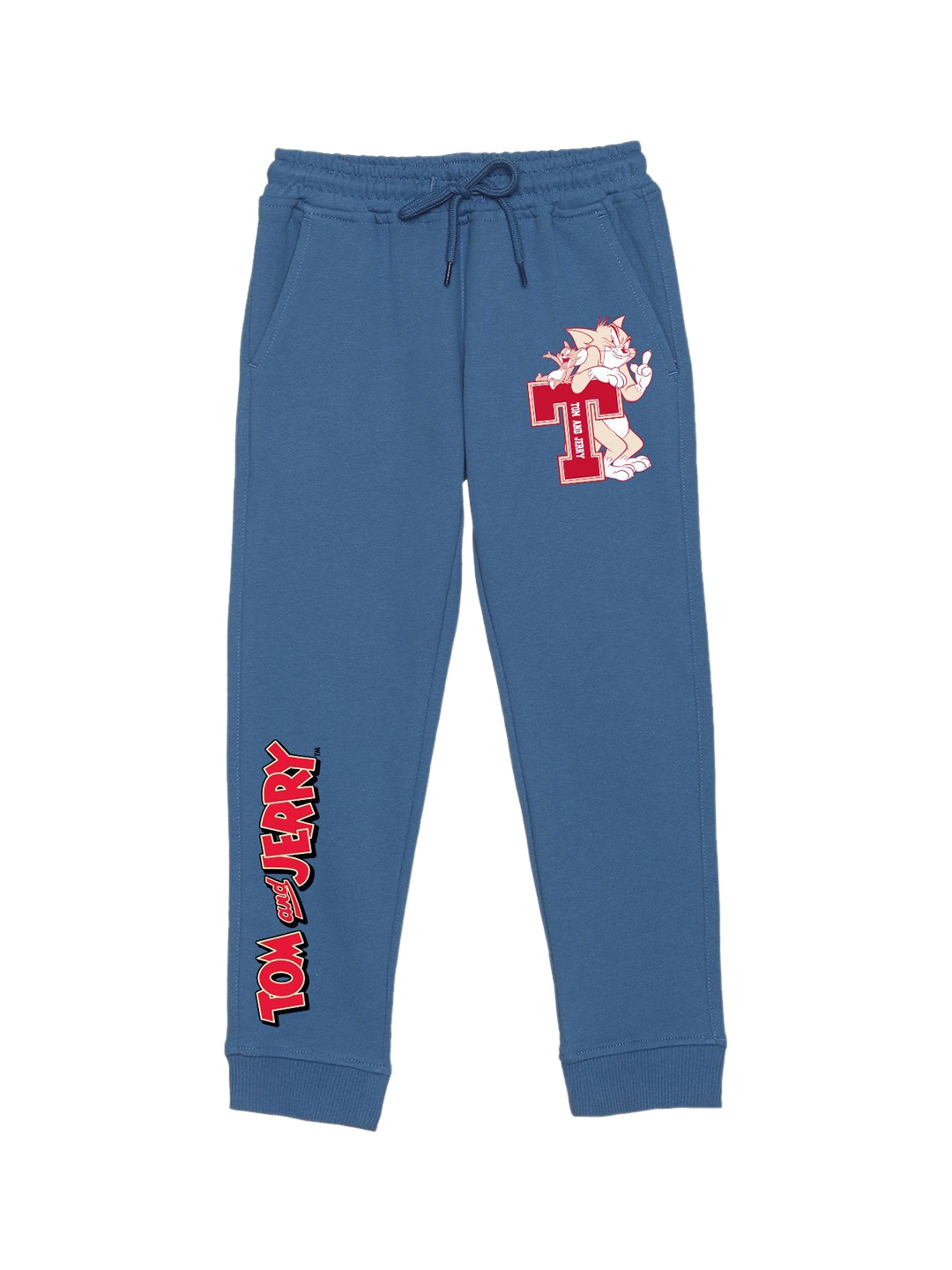 

Wear Your Mind Kids Tom & Jerry Printed Joggers, Blue