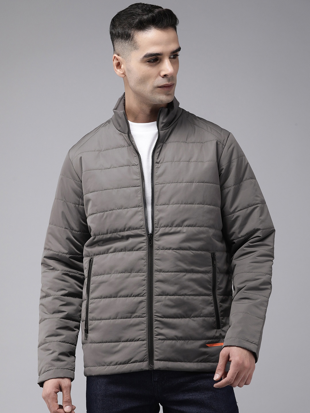 

SPYKAR Men Insulator Puffer Jacket, Grey