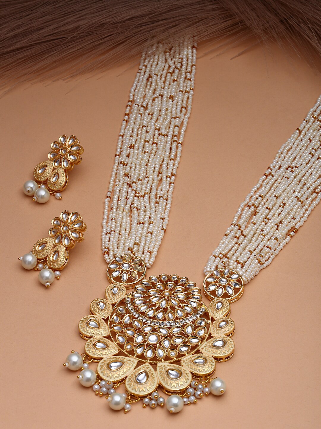 

PANASH Gold-Plated Necklace and Earrings