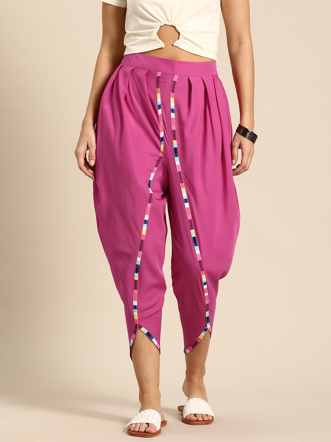 

Sangria Women Dhoti Pants, Pink