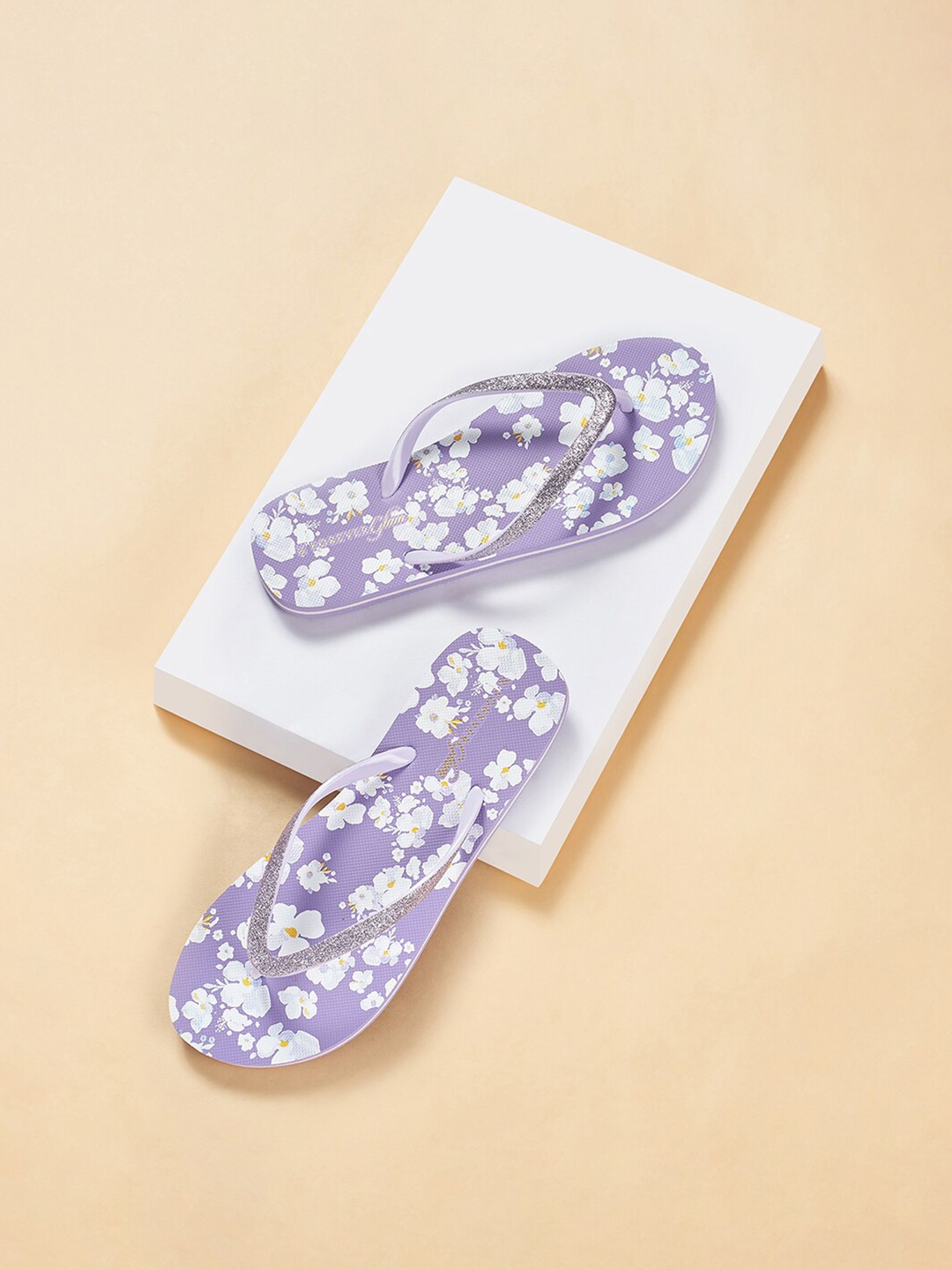 

Forever Glam by Pantaloons Women Printed Flip-Flops, Blue