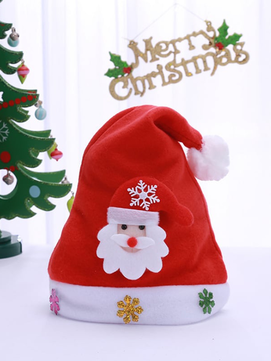 

Babymoon Red Santa Christmas Cap Newborn Photography Prop