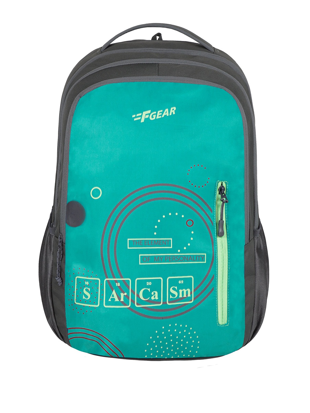 

F Gear Unisex Brand Logo Non-Padded Backpack, Green