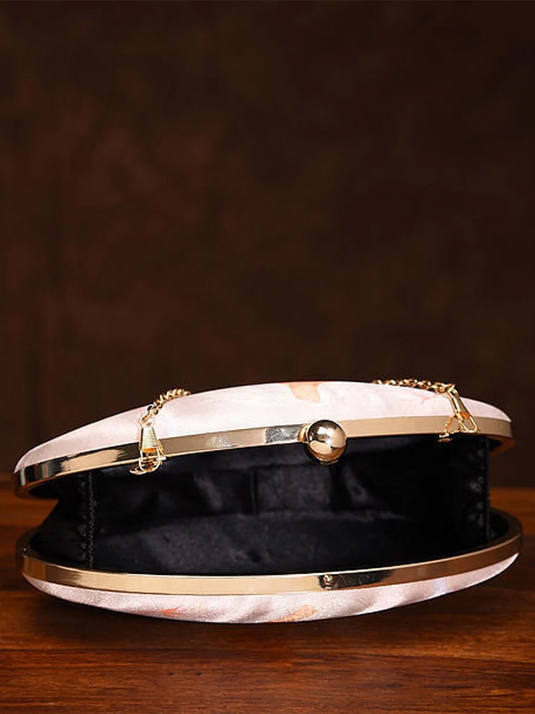 

Jalwa Art Printed Box Clutch, Off white