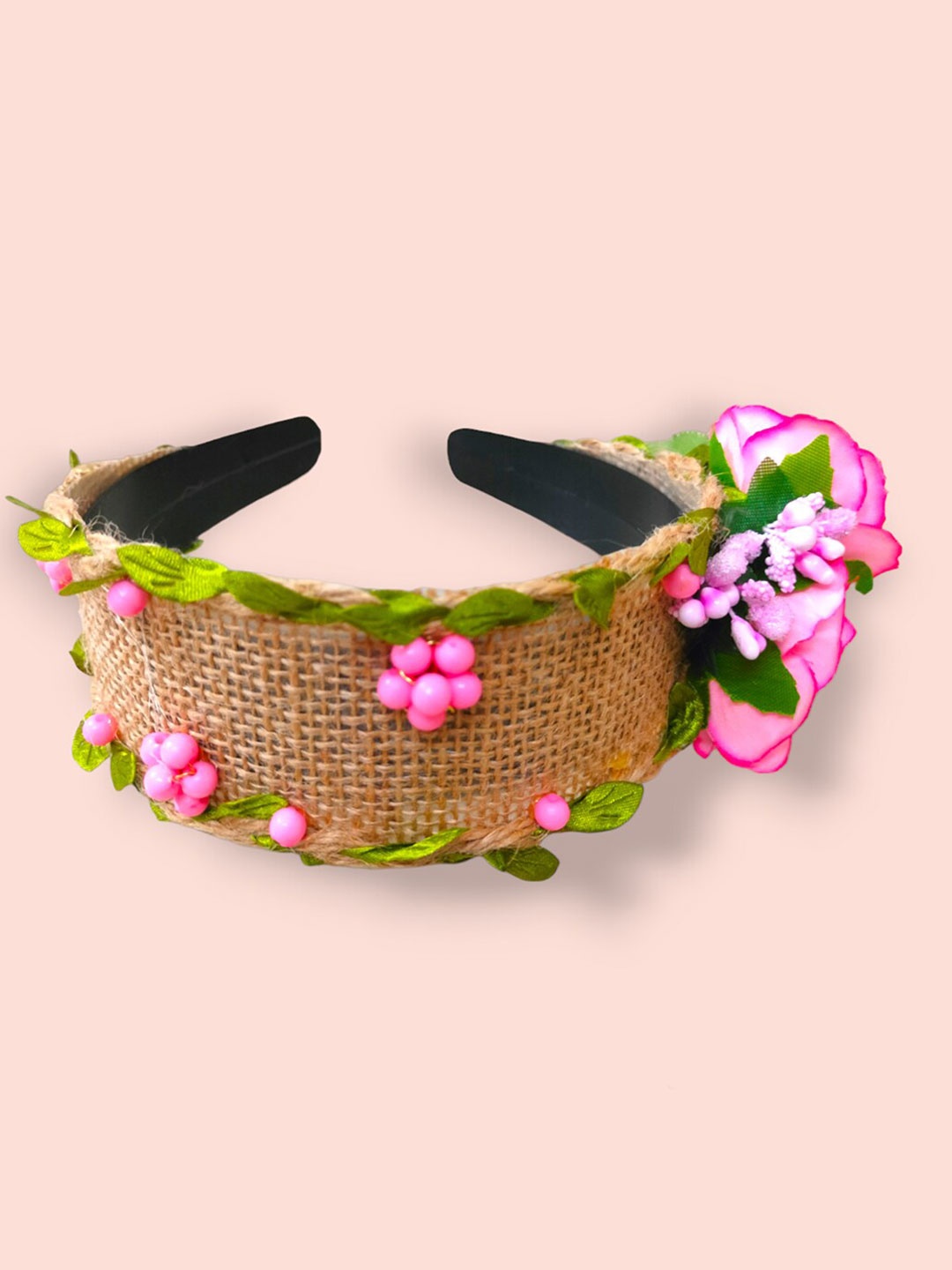 

Hair Flare Embellished Hairband, Pink