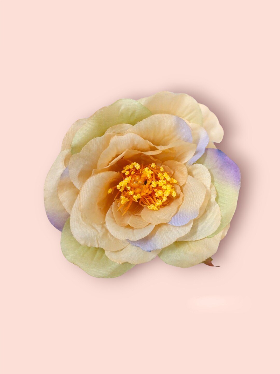 

Hair Flare Embellished Alligator Hair Clip, Beige