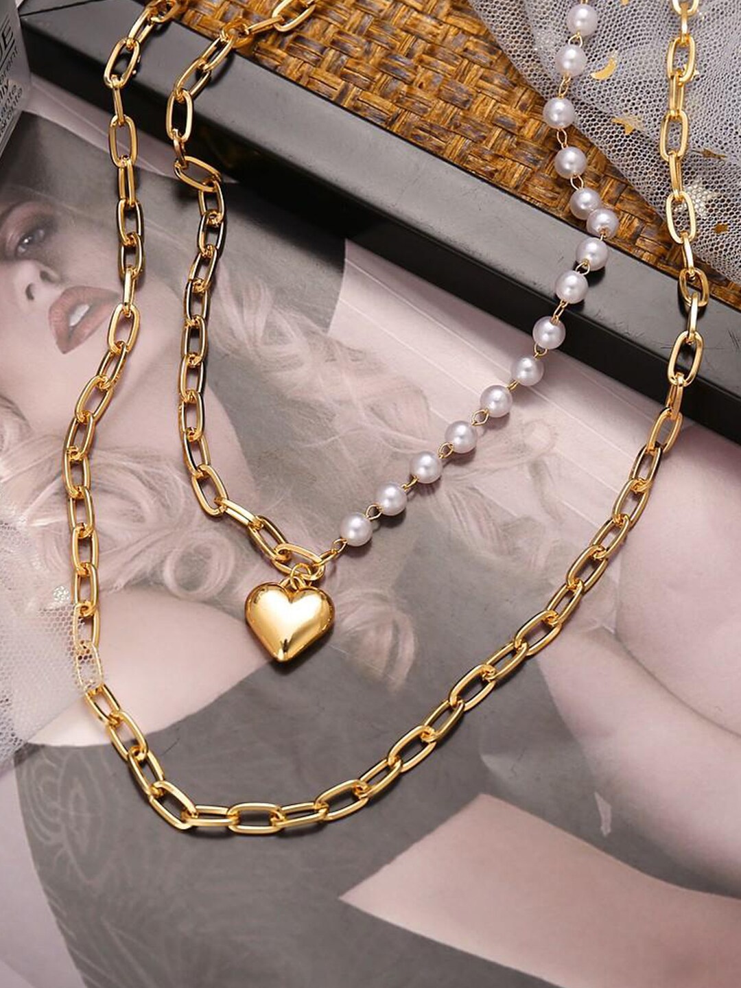 

FIMBUL Gold-Plated Layered Chain
