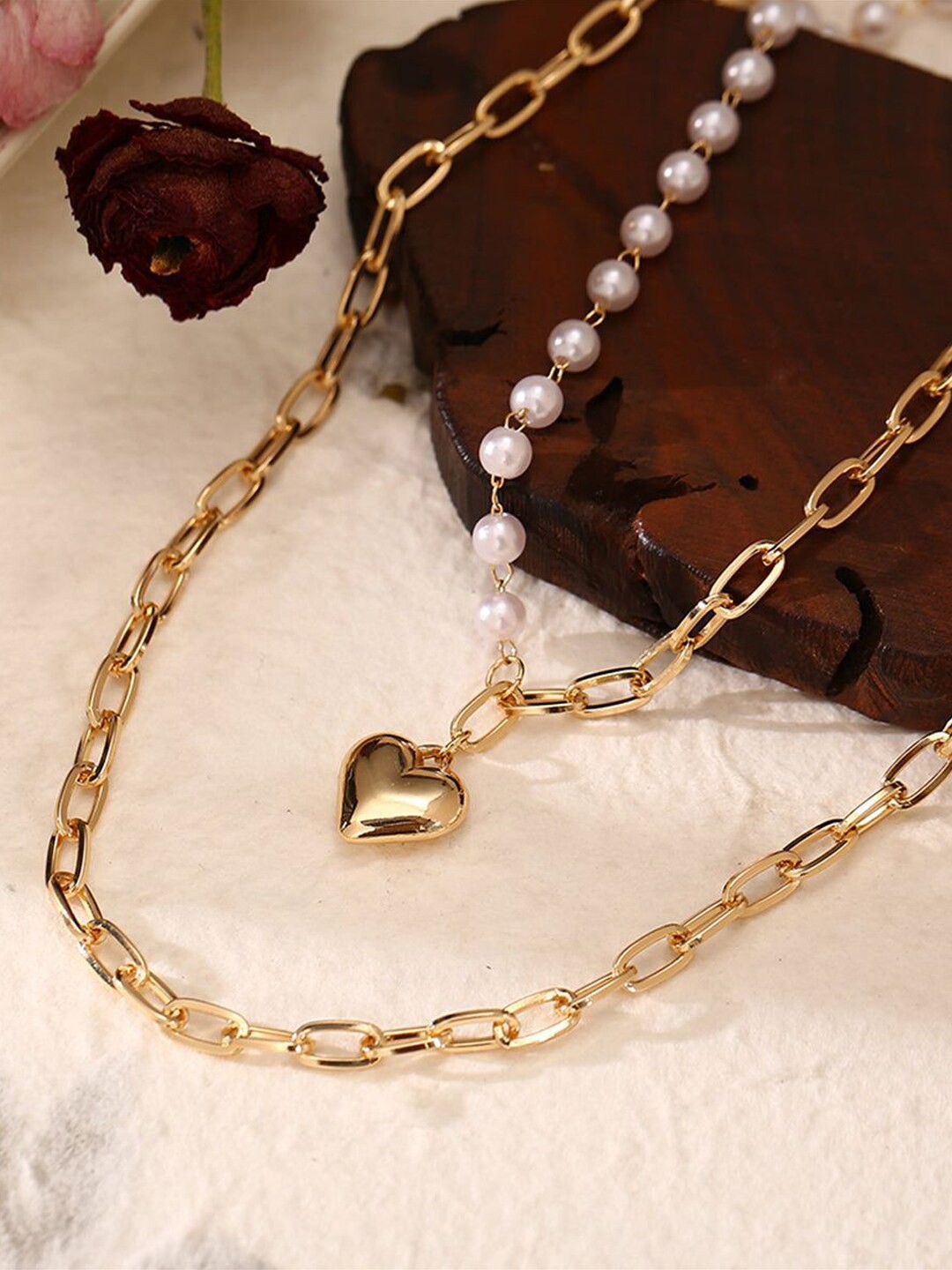 

FIMBUL Gold-Plated Layered Chain