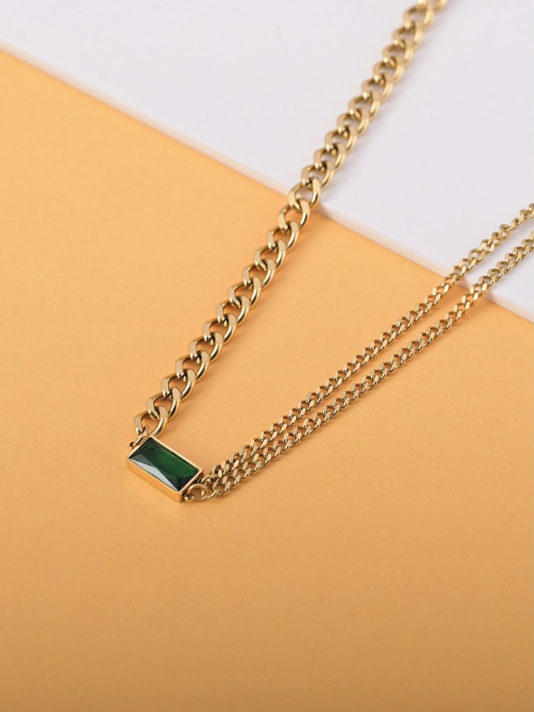 

FIMBUL Gold-Plated Stainless Steel Minimal Link Chain