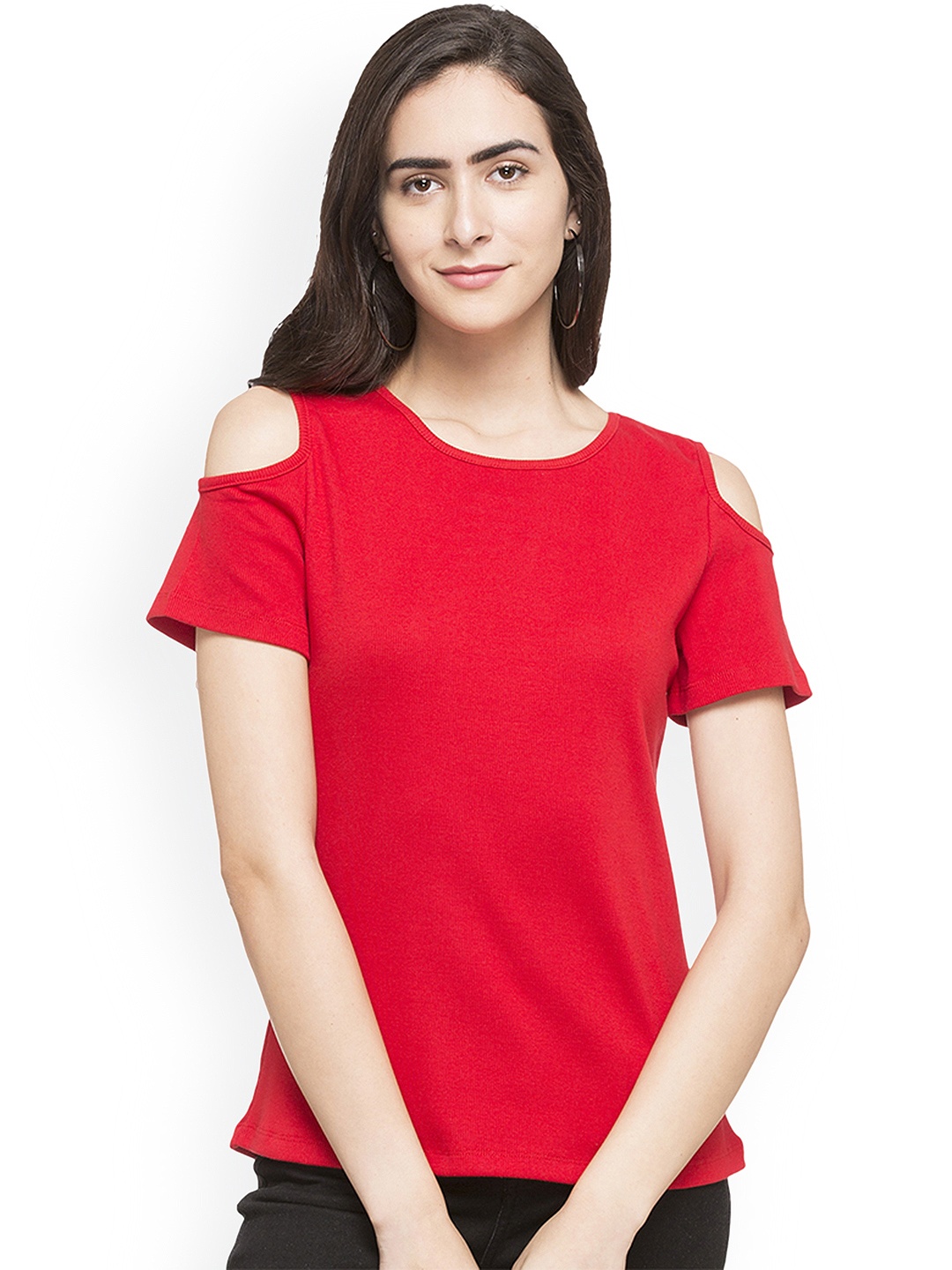 

Globus Women Red Solid Top