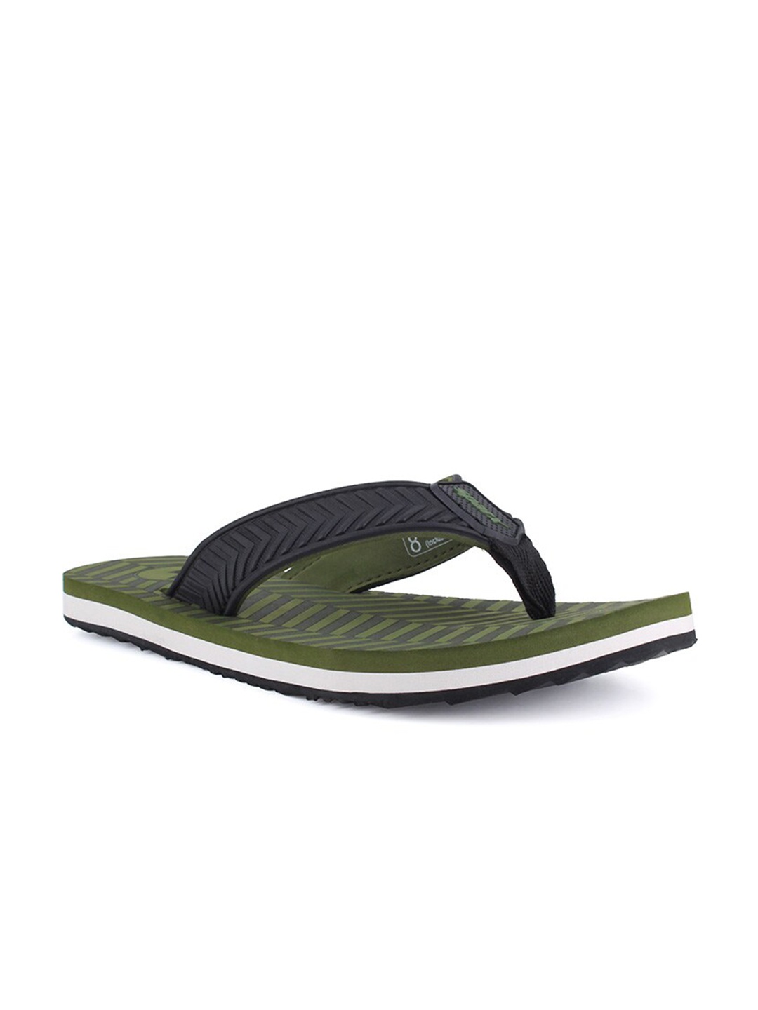 

Sparx Men Textured Thong Flip-Flops, Olive