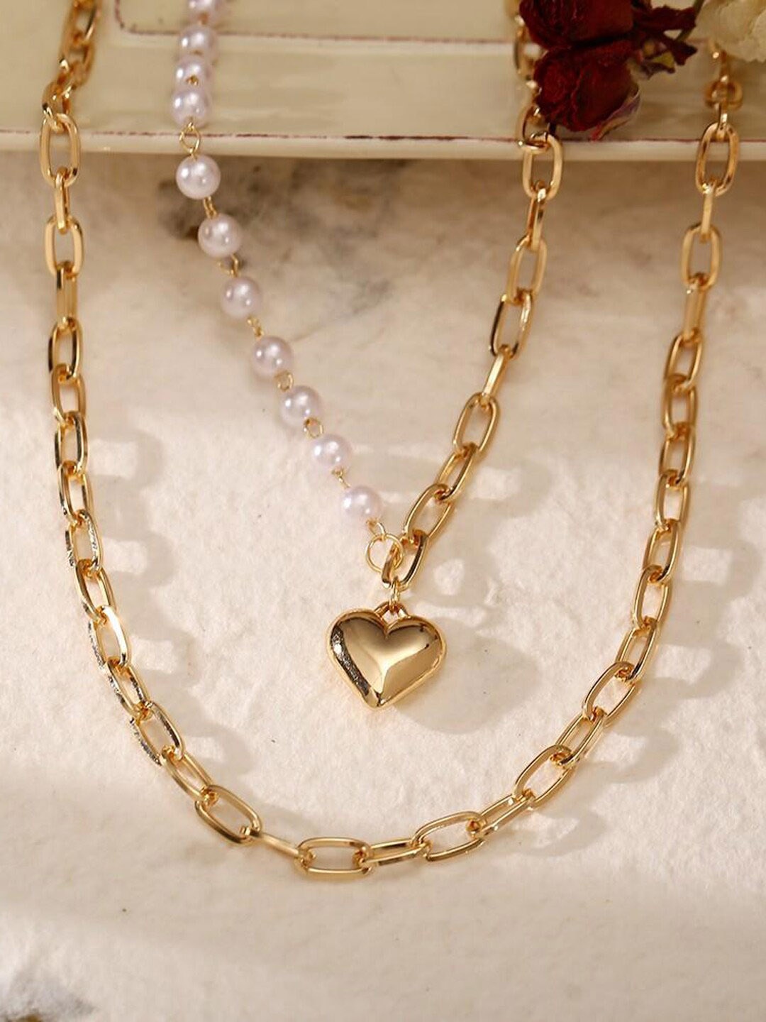 

VAGHBHATT Gold-Plated Layered Chain