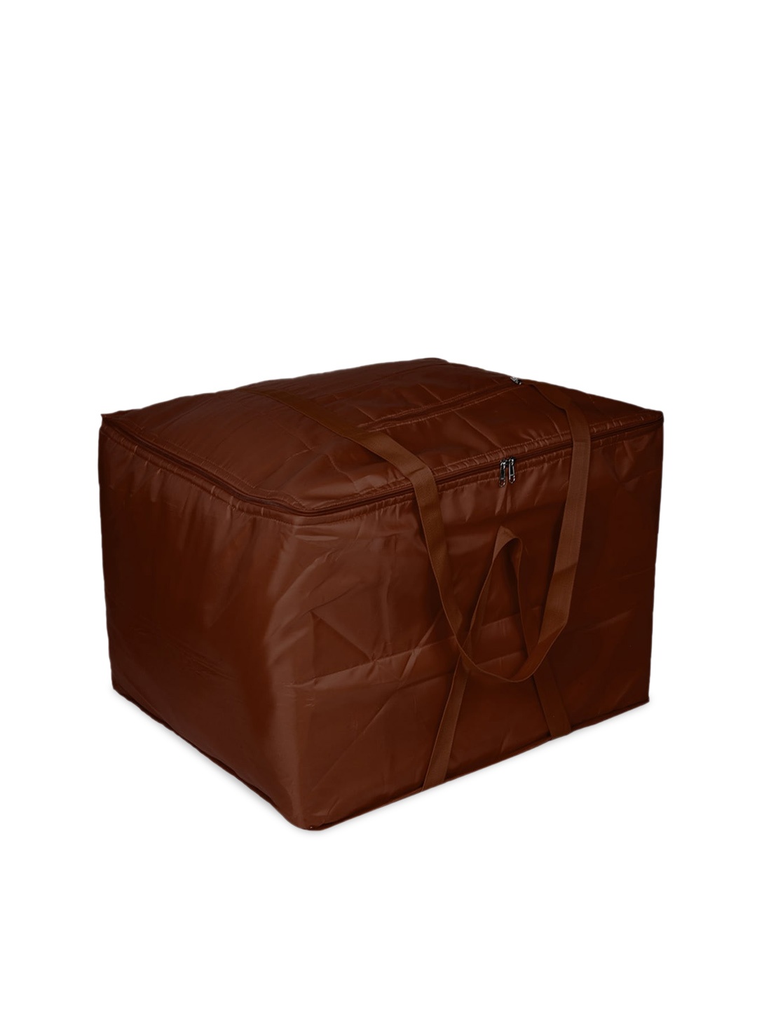 

Kuber Industries Brown Foldable Storage Bag Organiser