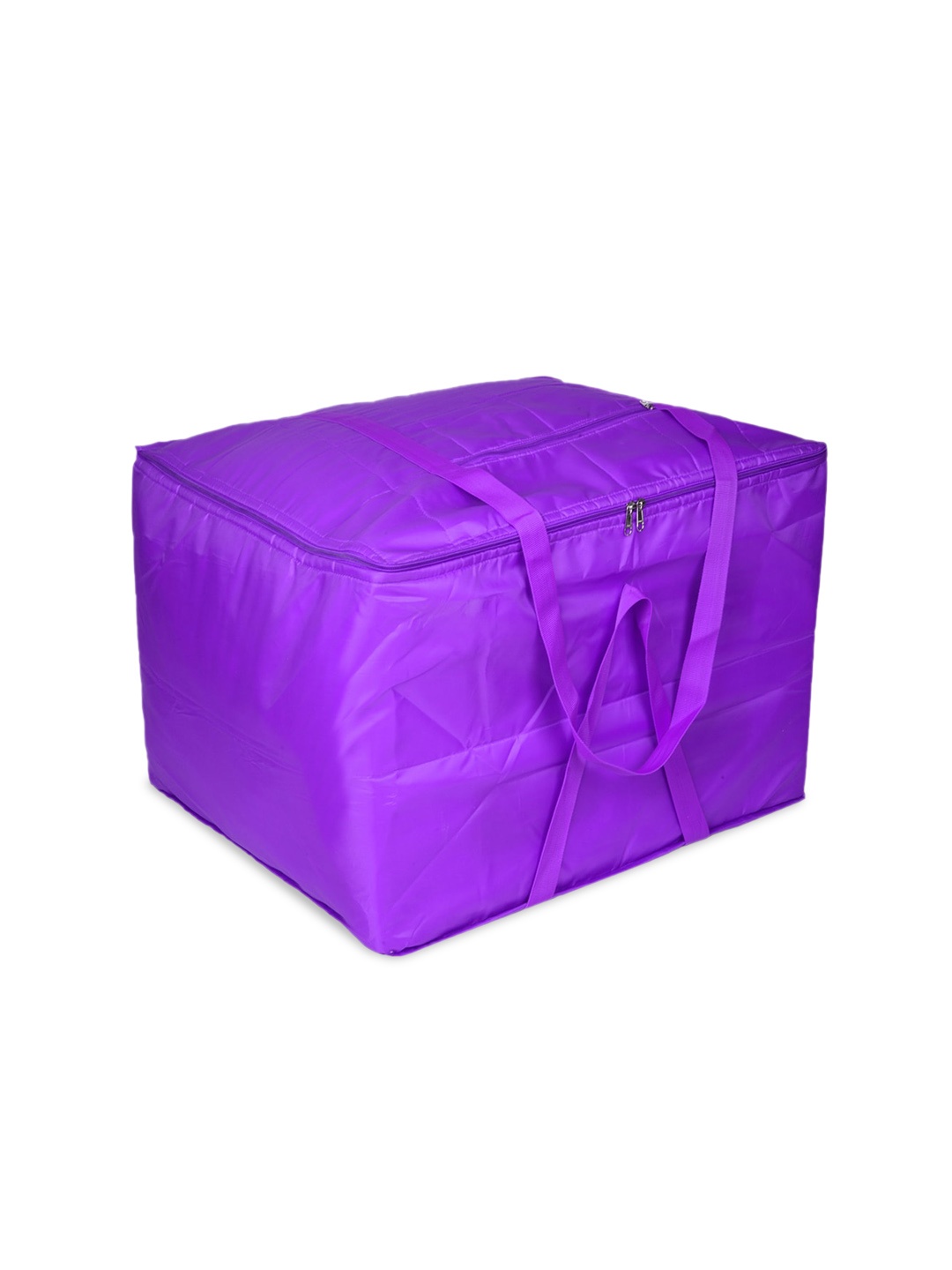 

Kuber Industries Purple Foldable Storage Bag Organiser