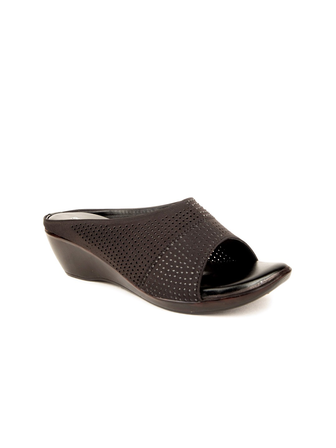 

Pink Fever Embellished Comfort Heel Mules, Brown