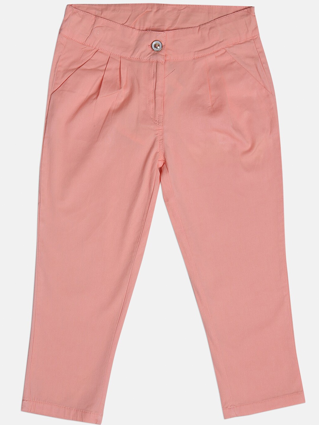 

Peppermint Girls Slim Fit Mid-Rise Capris, Peach