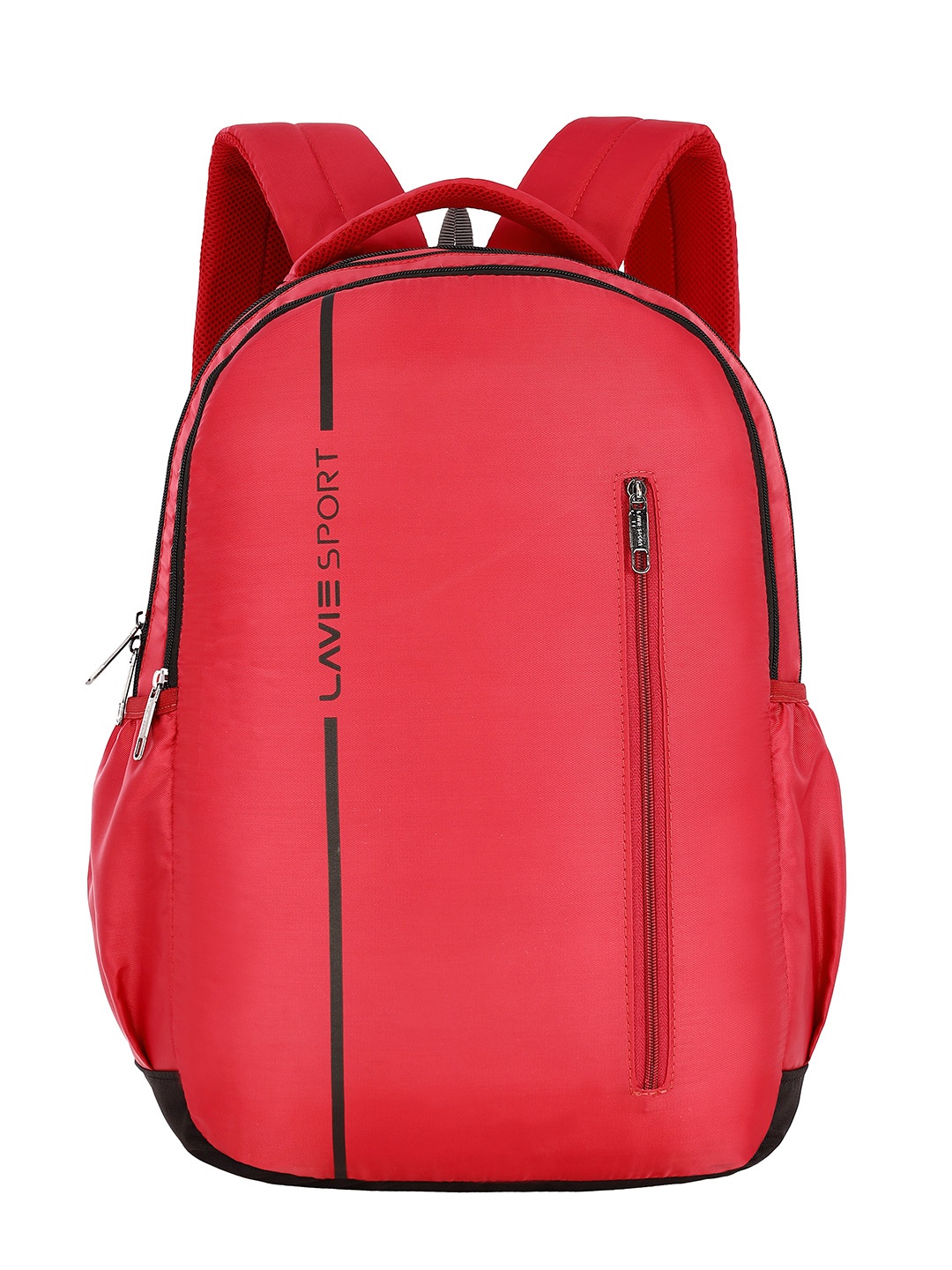LAVIE SPORT Unisex Brand Logo Padded Backpack, Red