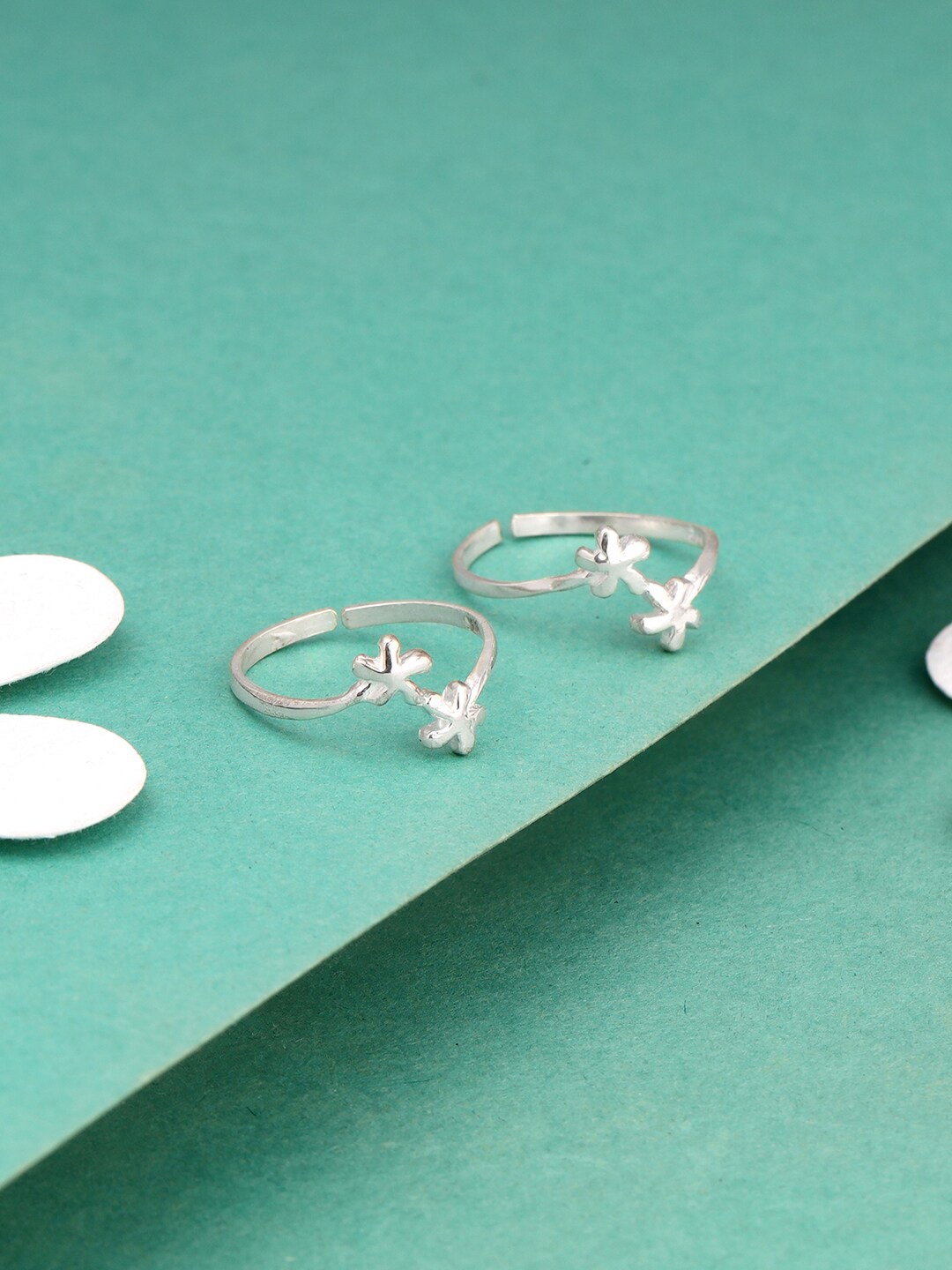 

GIVA Set of 2 925 Sterling Silver Rhodium-Plated Toe Rings