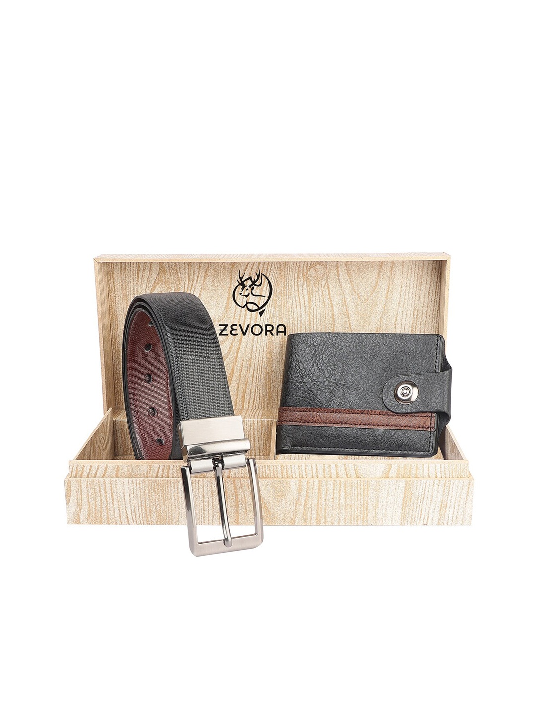 

ZEVORA Men Accessory Gift Set, Black