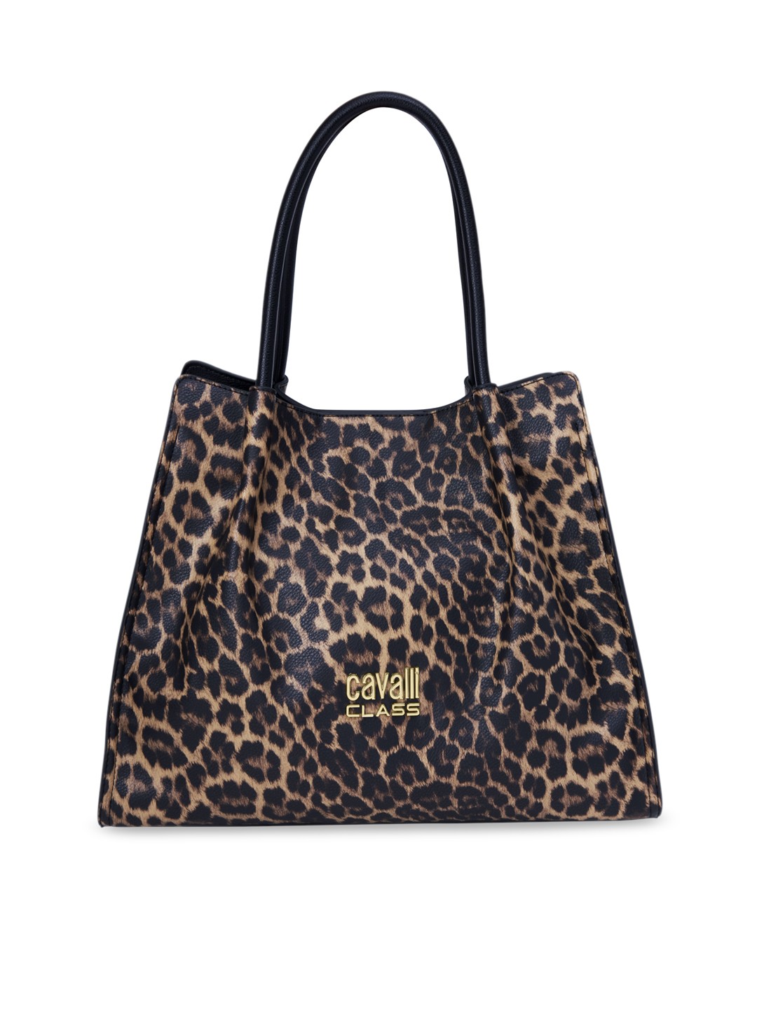 

Cavalli Class Animal Printed Structured Shoulder Bag, Brown