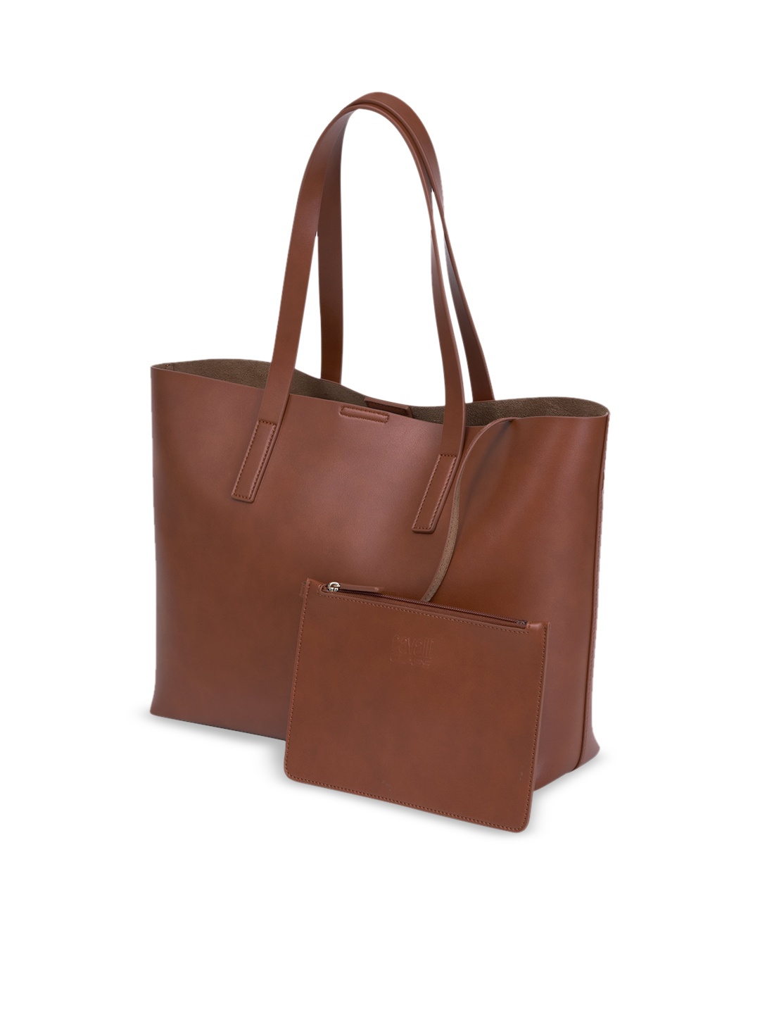 

Cavalli Class Structured Shoulder Bag, Brown