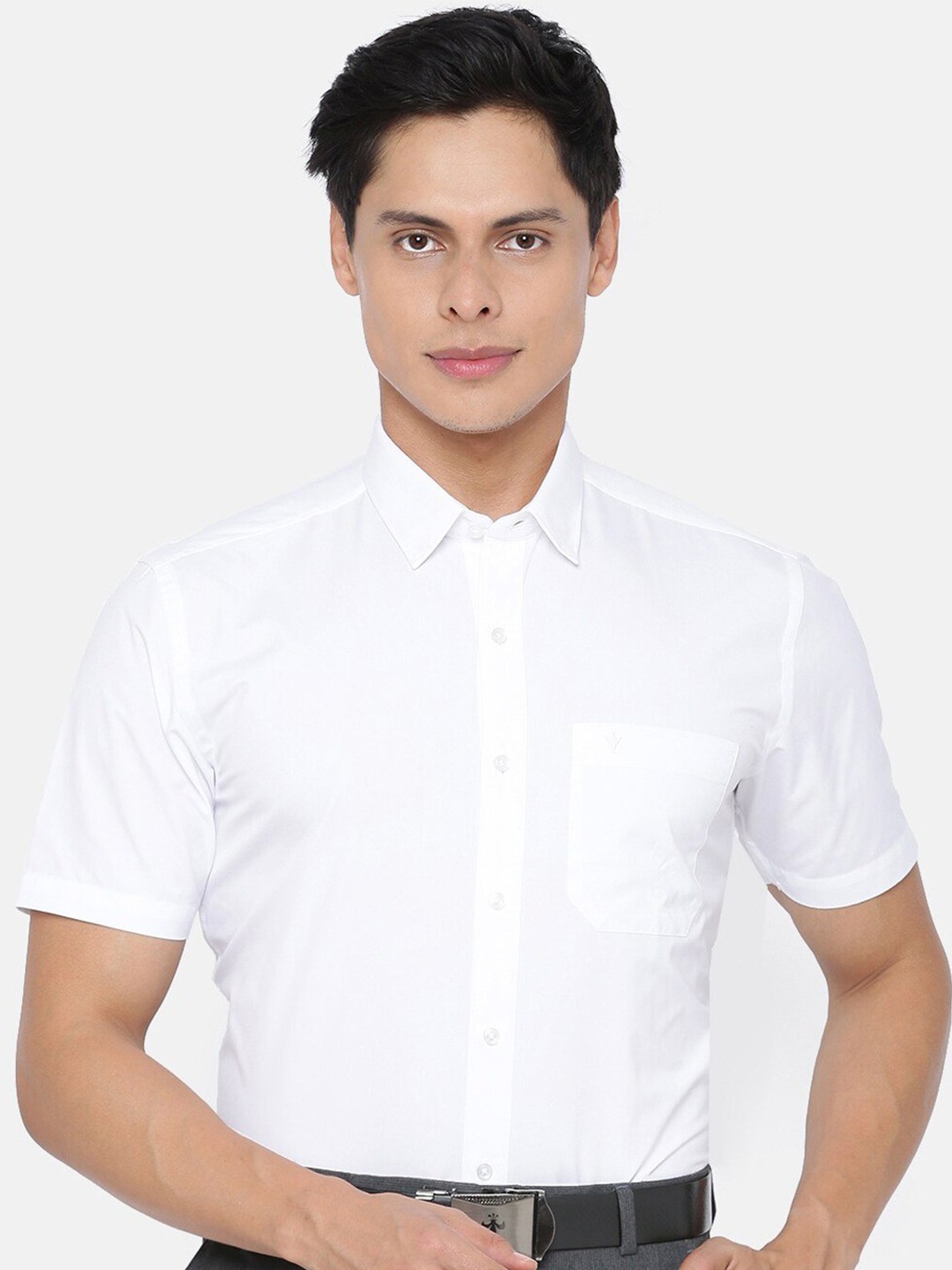 

Ramraj Classic Opaque Cotton Formal Shirt, White