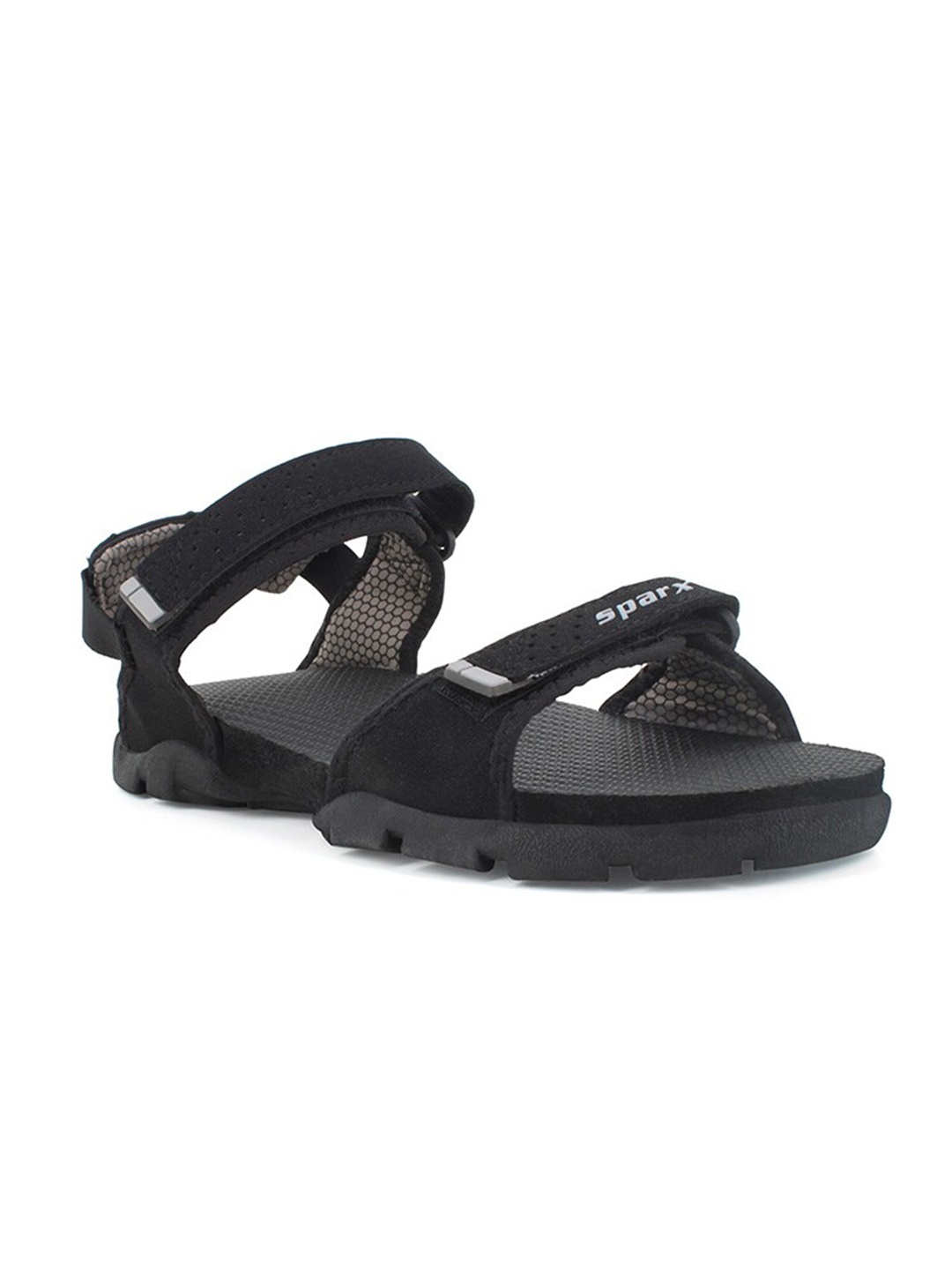 

Sparx Boys Textured Sports Sandals, Black