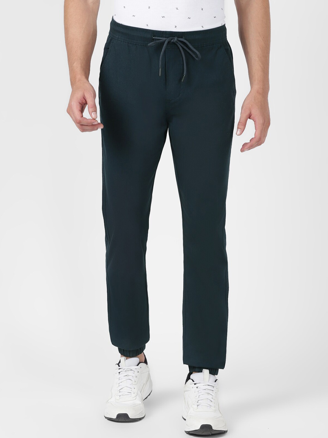 

UrbanMark Men Smart Slim Fit Joggers, Teal