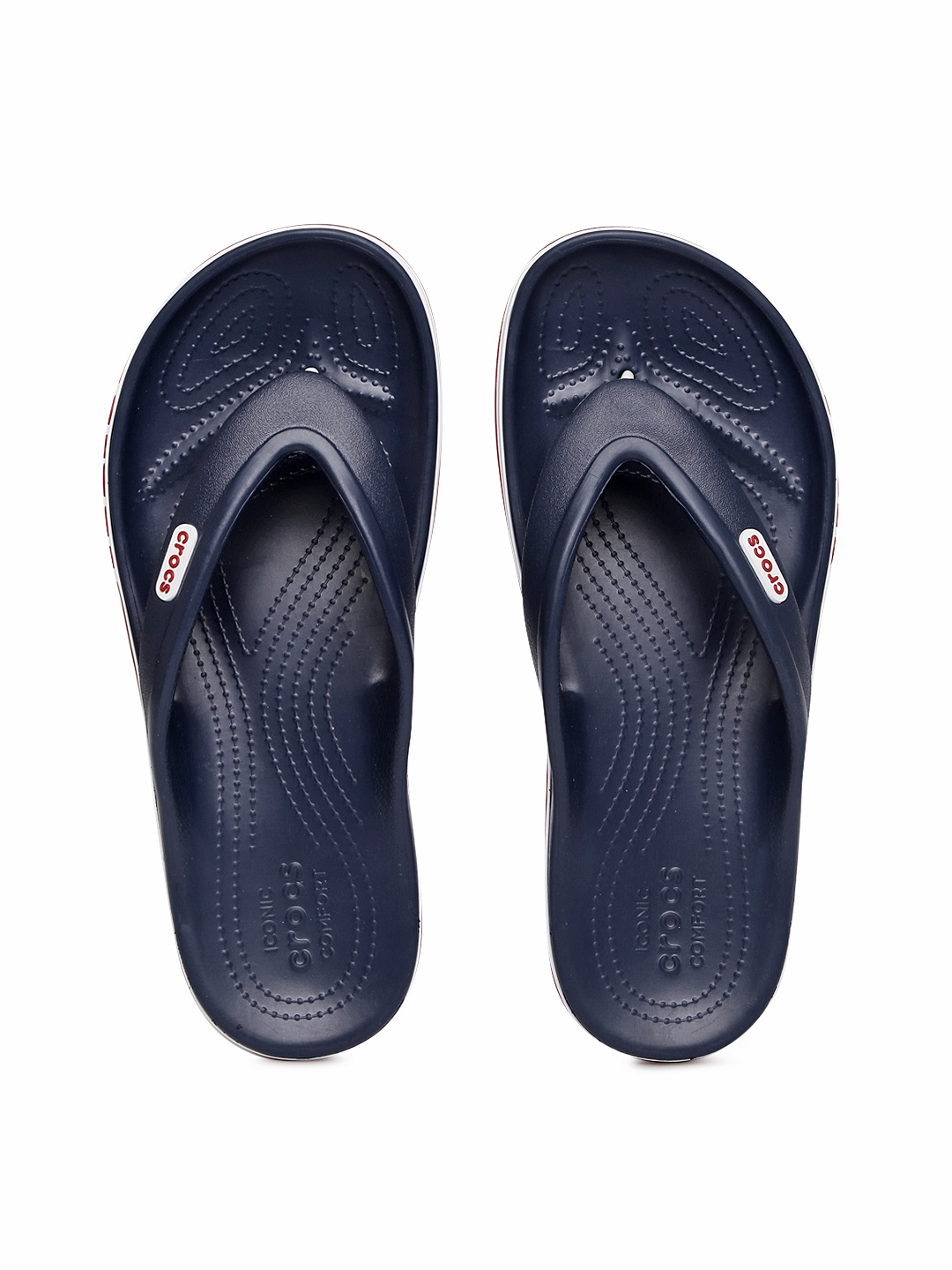 

Crocs Unisex Navy Blue Solid Thong Flip-Flops