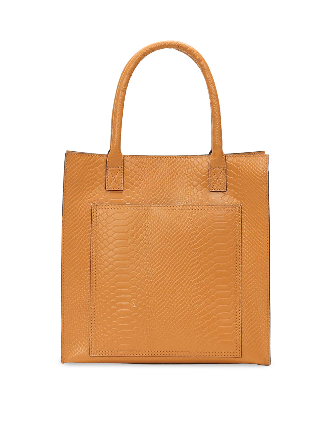 

Mistry Leather Shopper Handheld Bag, Tan